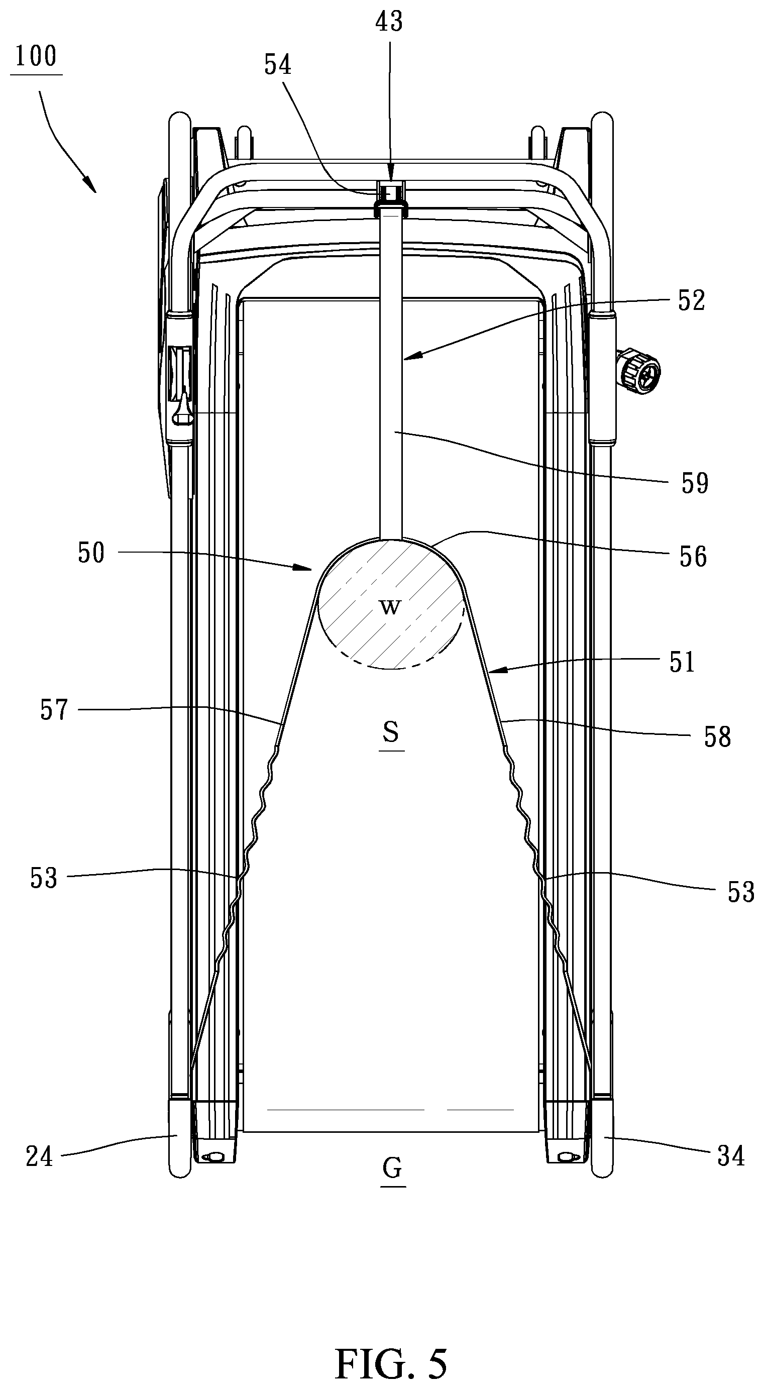 Patent US11771948 Figure 5 – Exercise apparatus