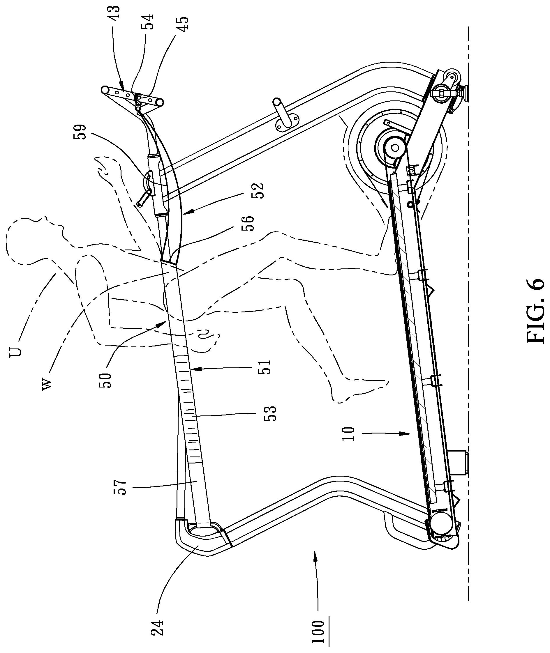 Patent US11771948 Figure 6 – Exercise apparatus