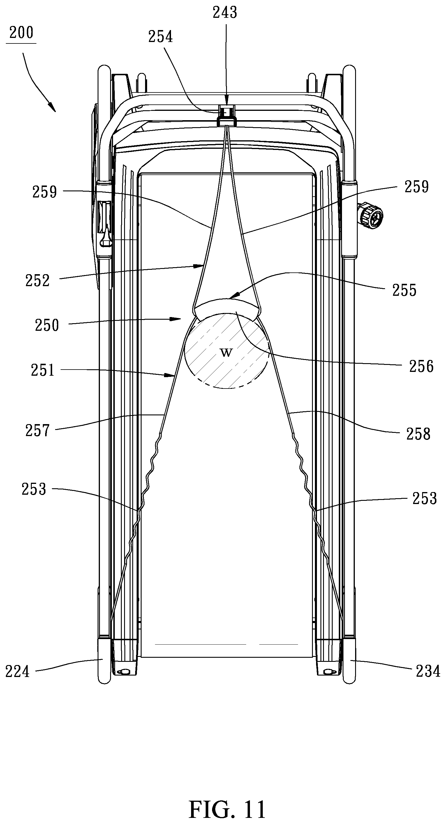 Patent US11771948 Figure 11 – Exercise apparatus