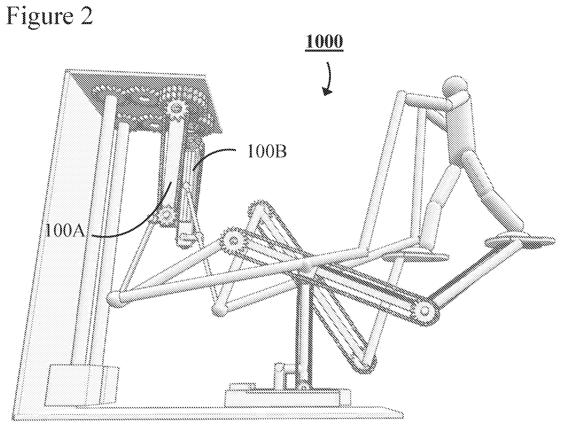 Patent US11771950 Figure 2 – Full body aerobic exercise machine