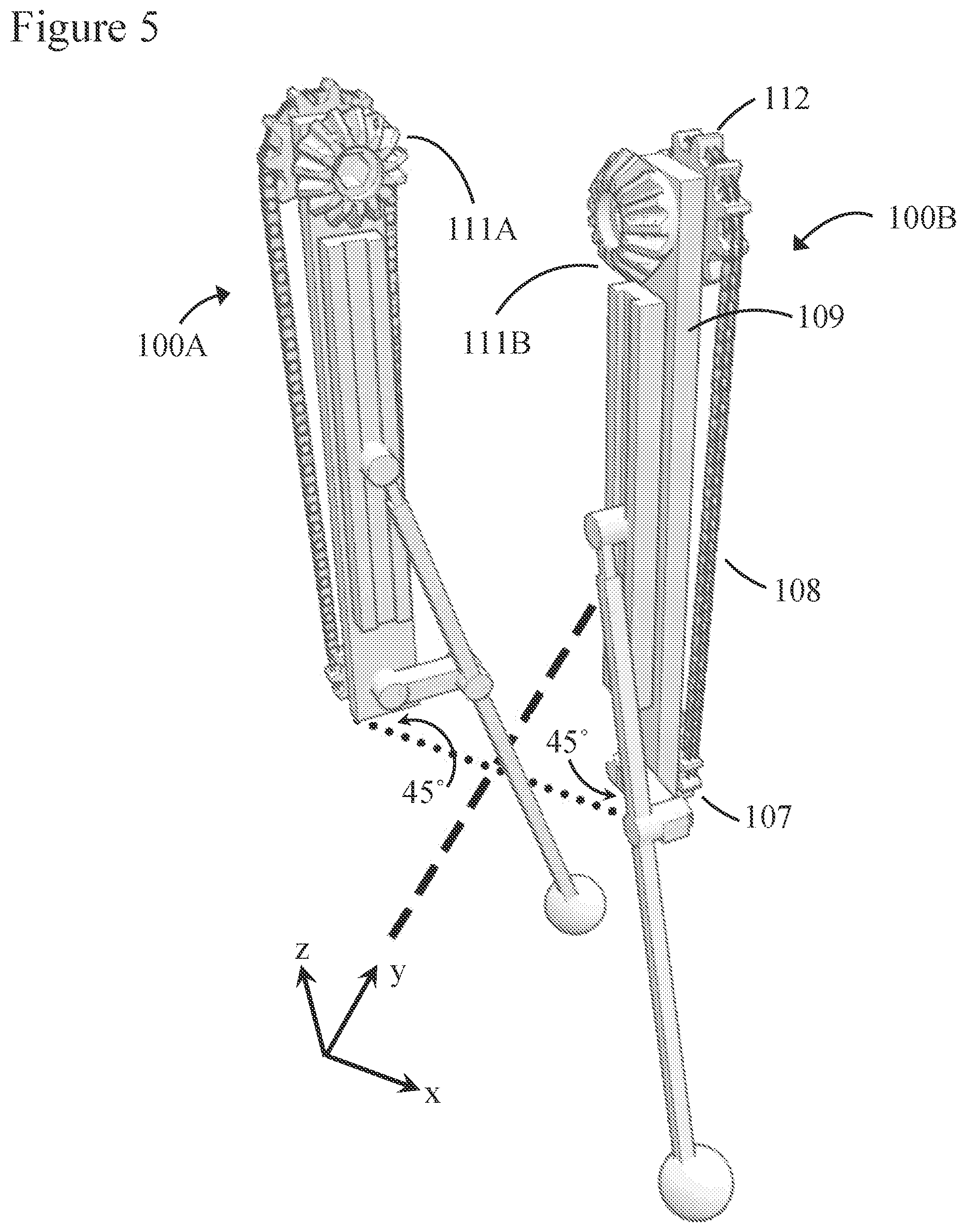 Patent US11771950 Figure 5 – Full body aerobic exercise machine