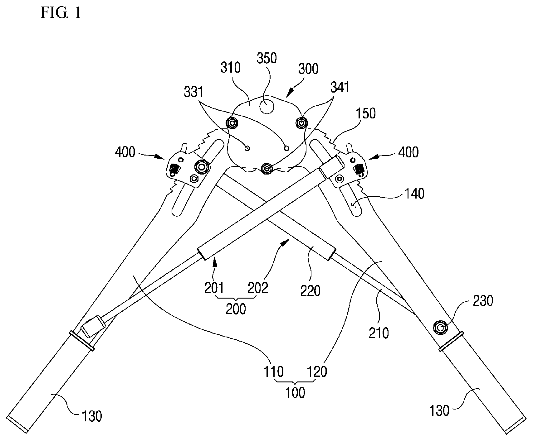 Patent US11771952 Figure 1 – Chest expander