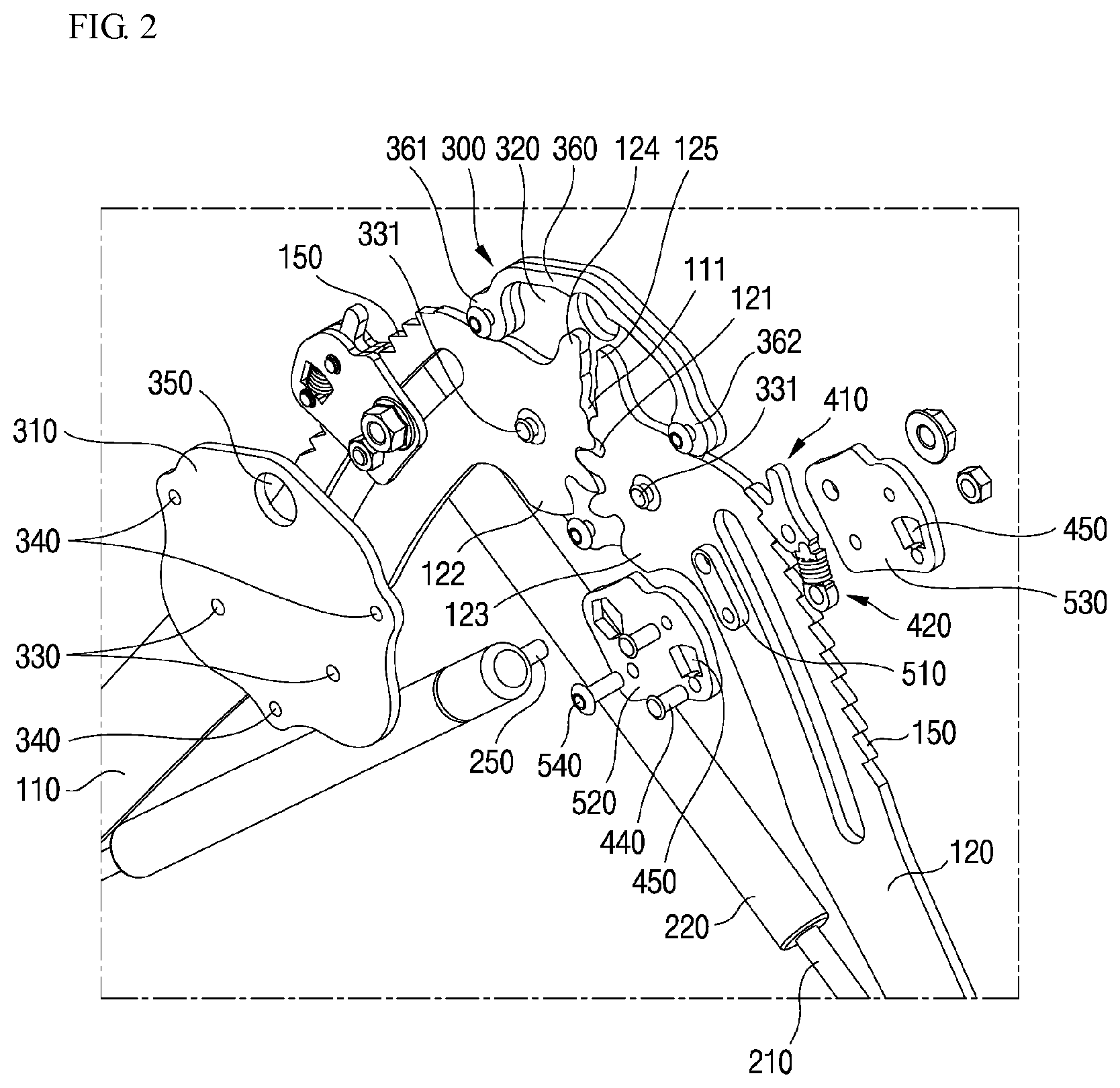 Patent US11771952 Figure 2 – Chest expander