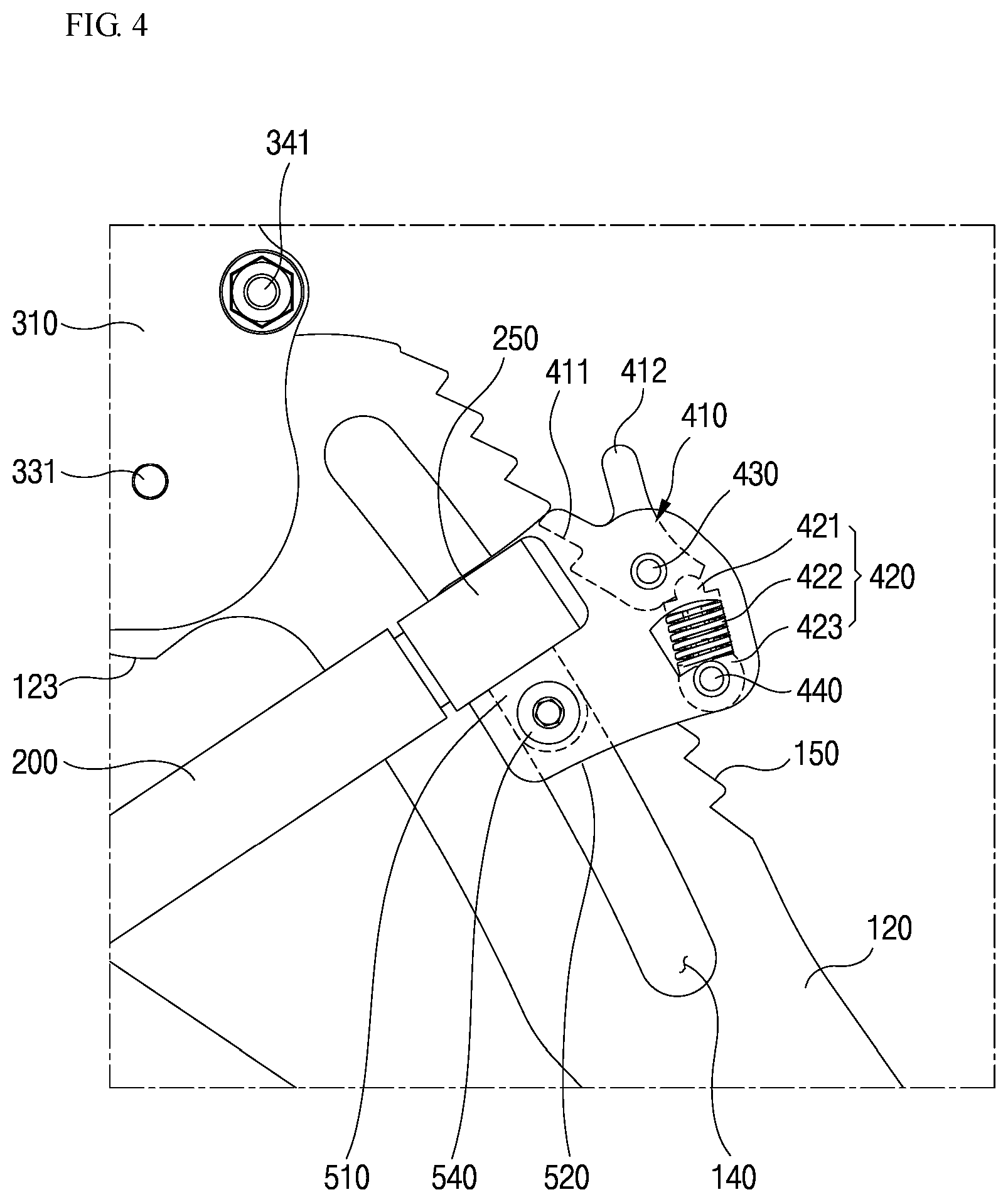 Patent US11771952 Figure 4 – Chest expander