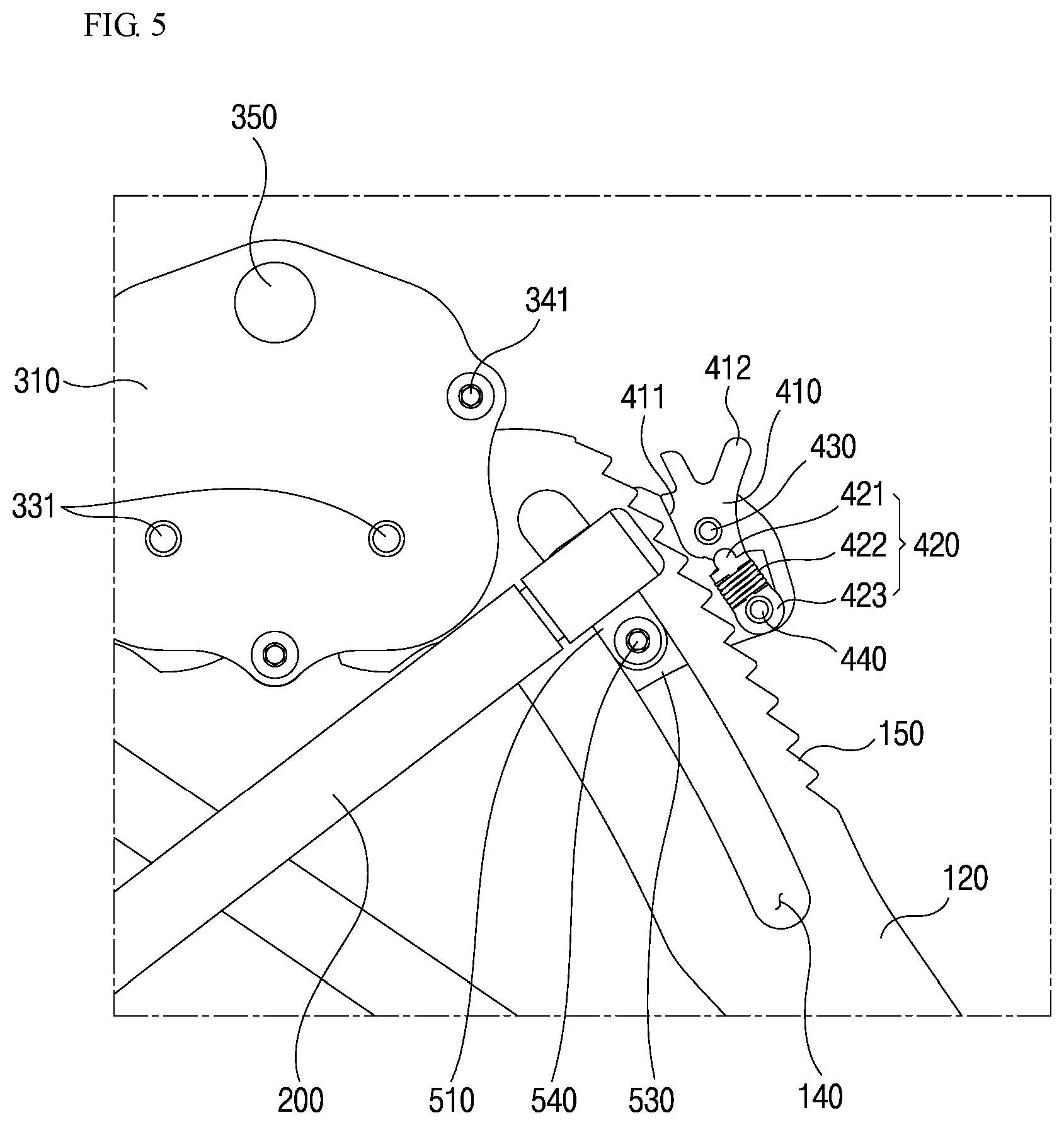 Patent US11771952 Figure 5 – Chest expander