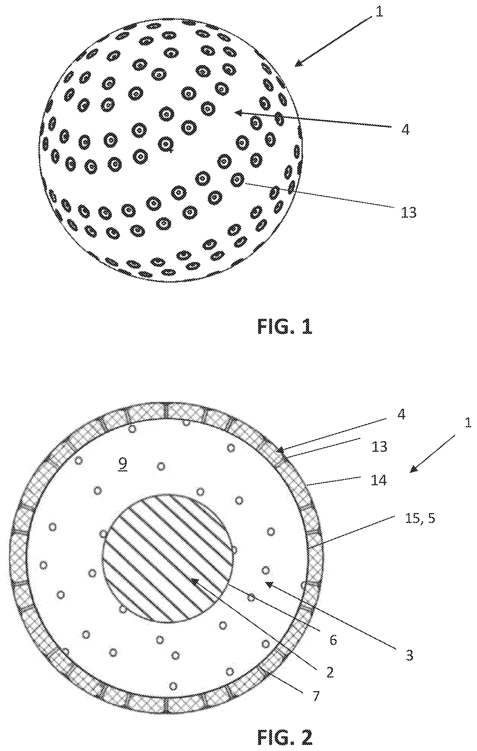 Patent US11771960 Figure 1 – Wetting ball