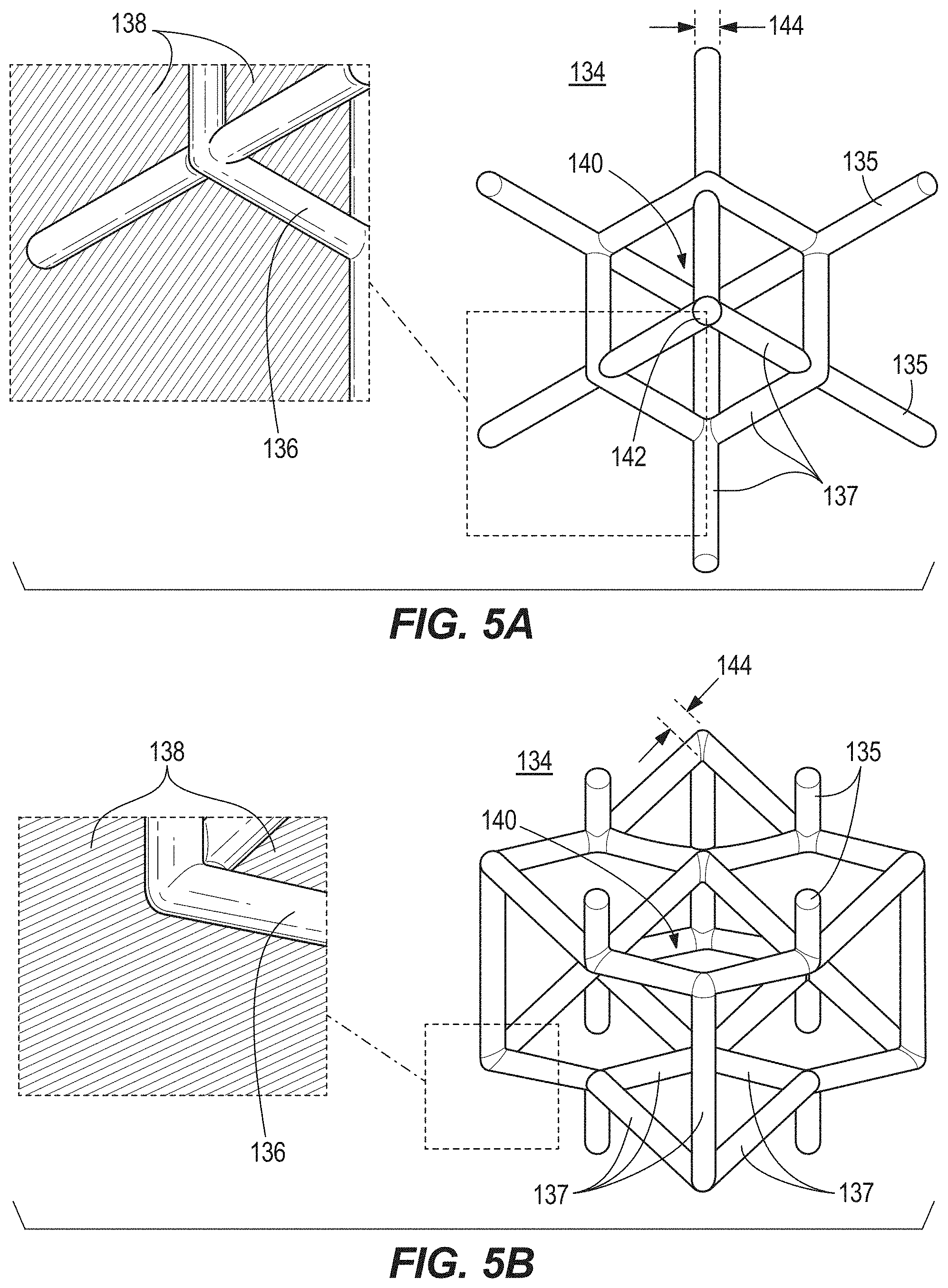 Patent US11771961 Figure 4 – Golf club head with lattices