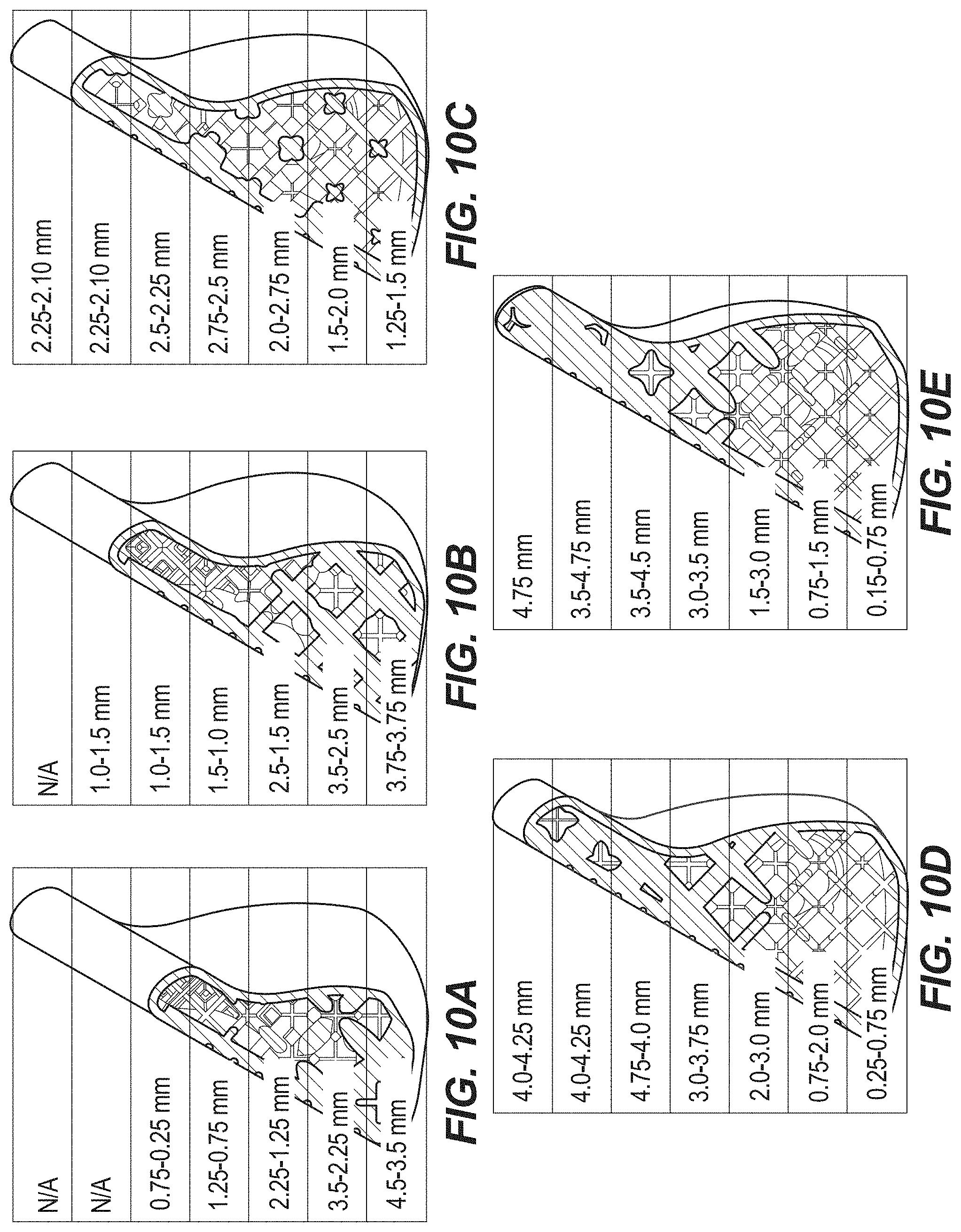 Patent US11771961 Figure 8 – Golf club head with lattices