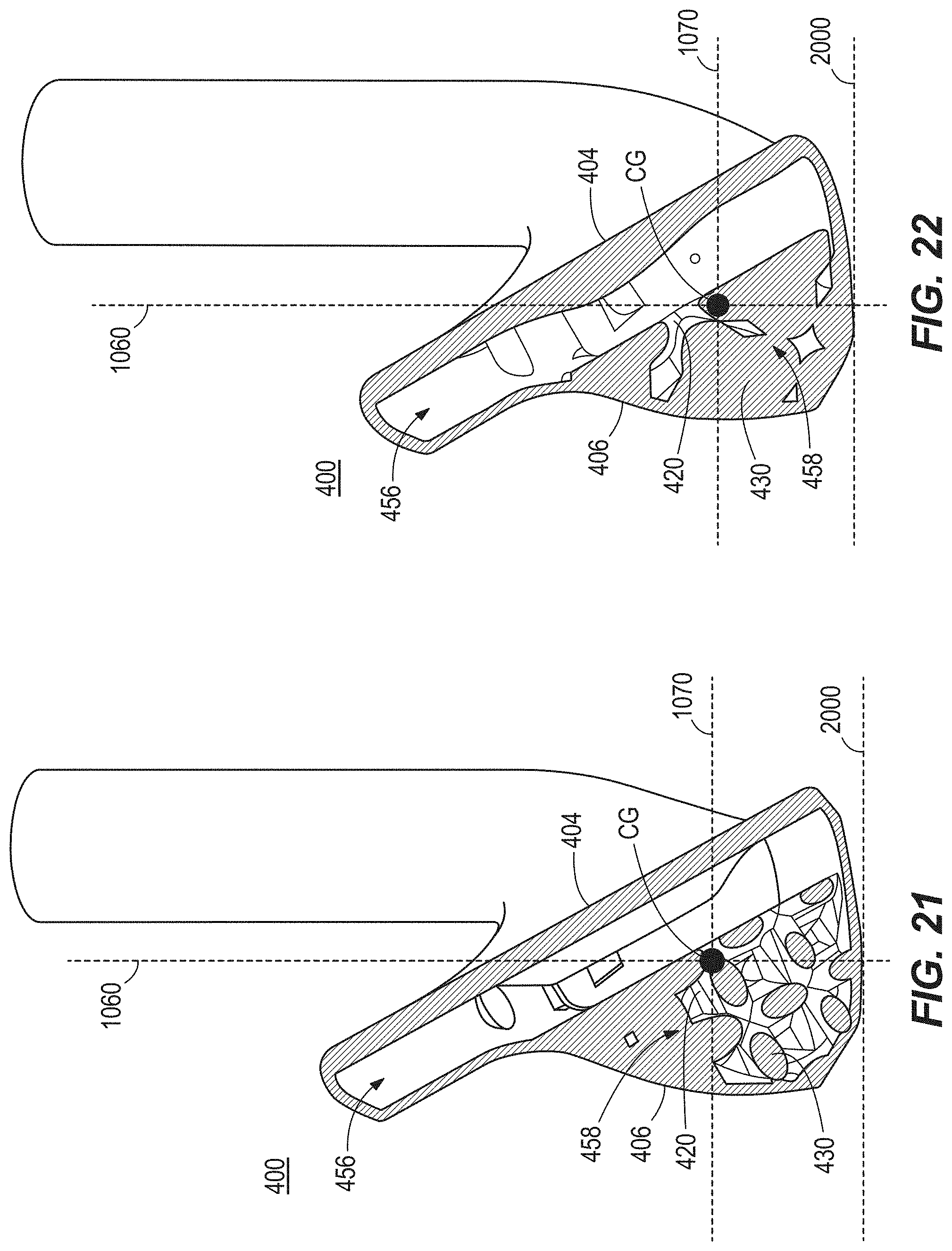 Patent US11771961 Figure 17 – Golf club head with lattices