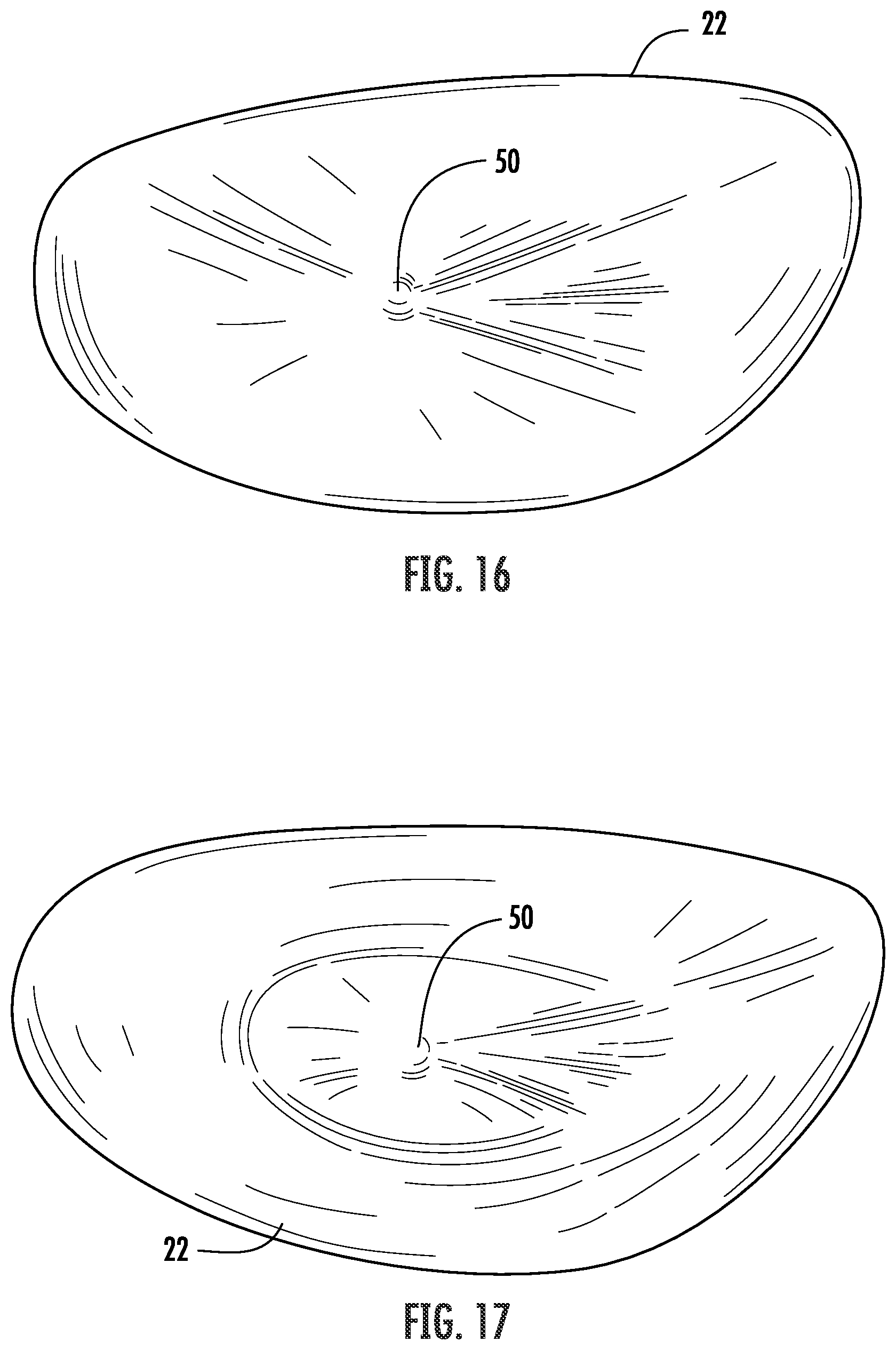 Patent US11771962 Figure 9 – Faceplate of a golf club head