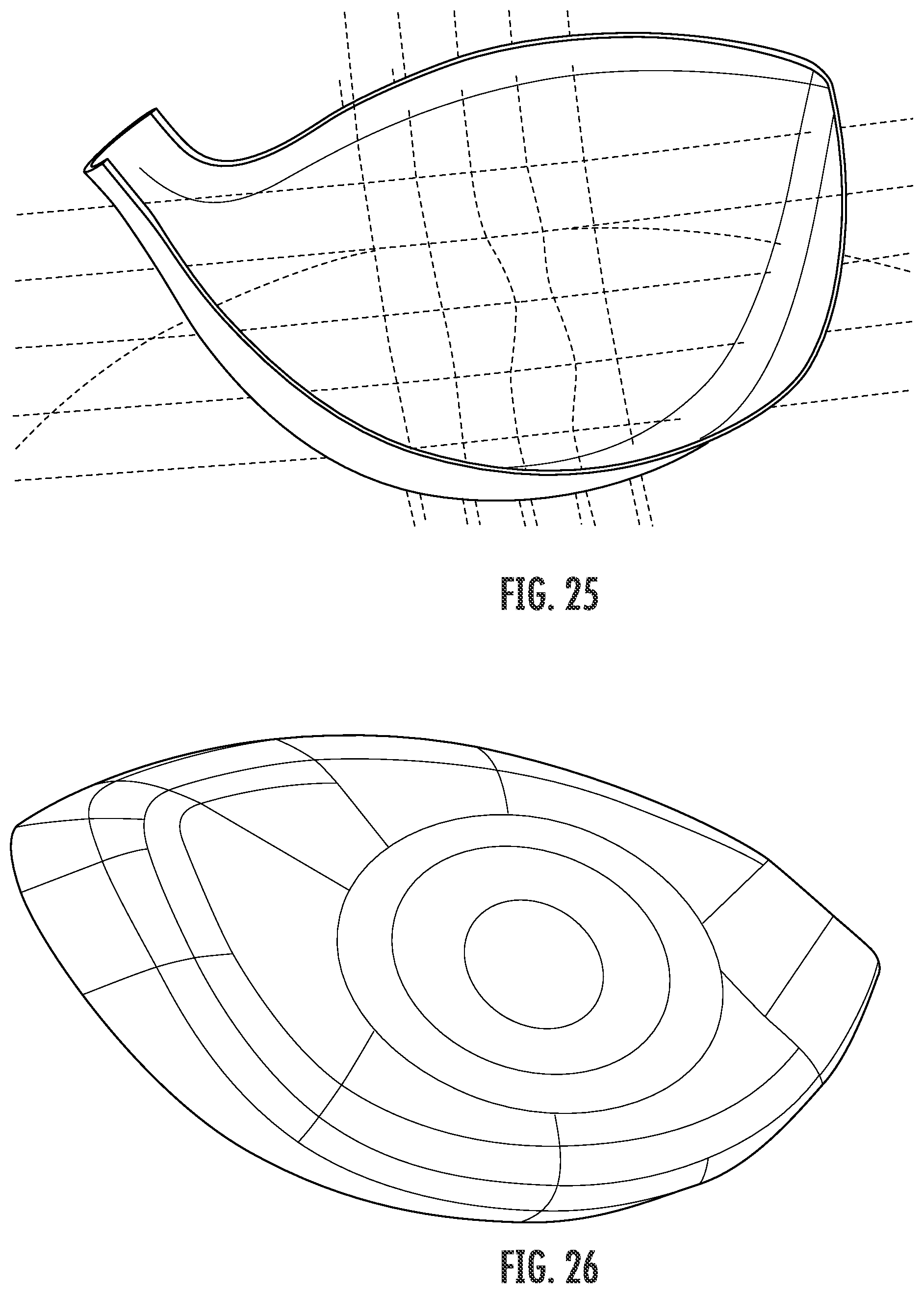 Patent US11771962 Figure 14 – Faceplate of a golf club head