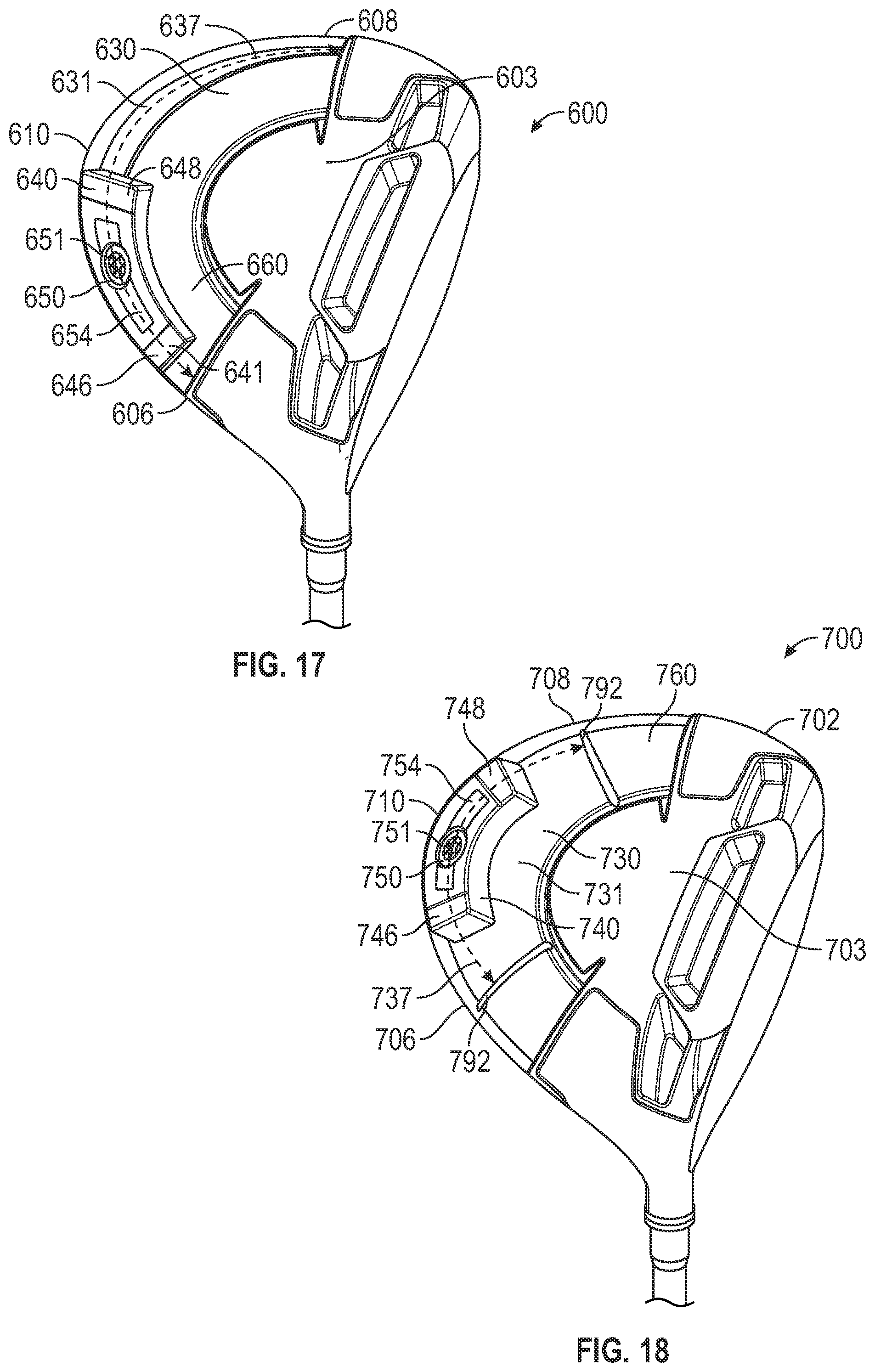 Patent US11771963 Figure 11 – Golf club heads