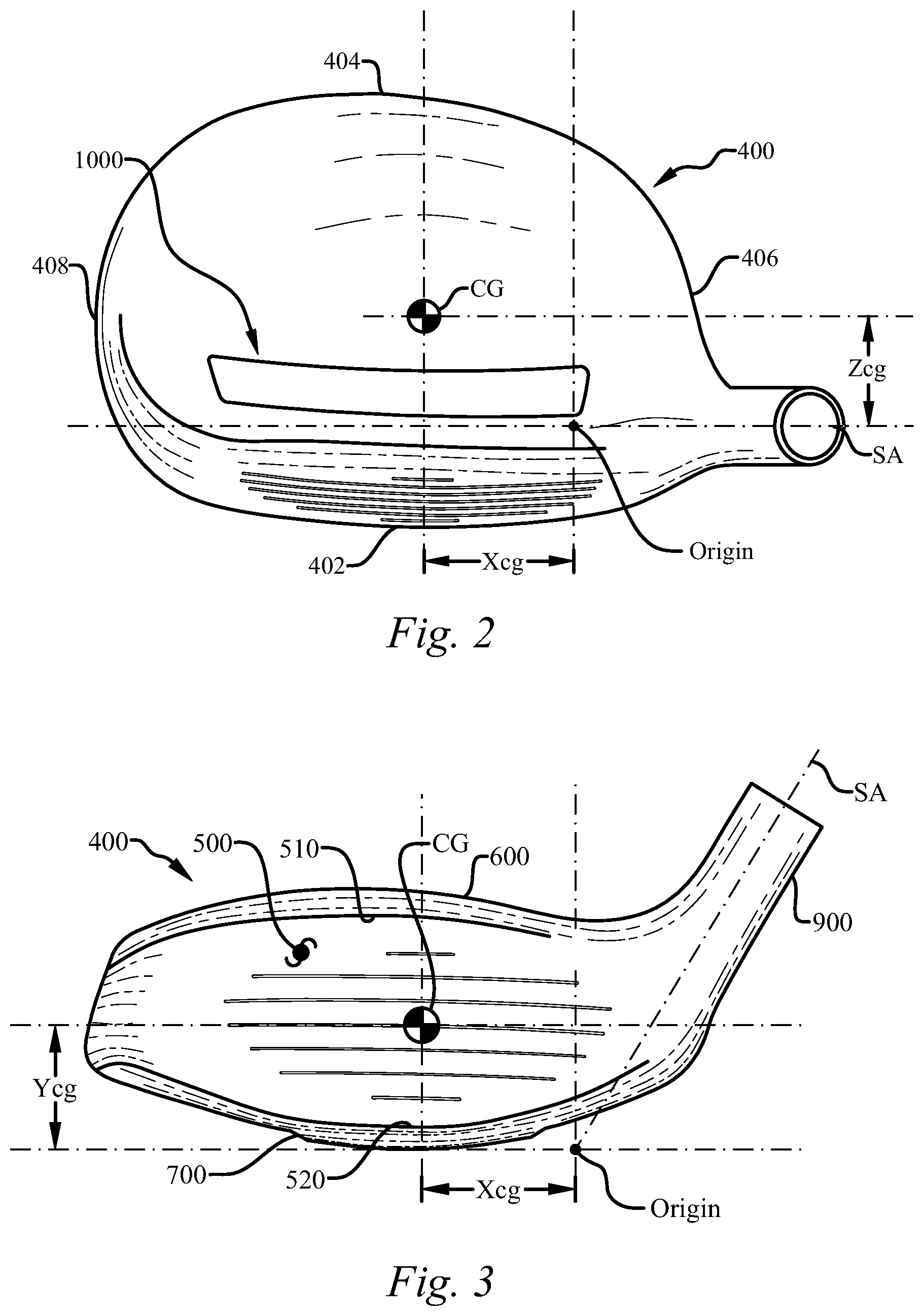 Patent US11771964 Figure 2 – Multi-material iron-type golf club head