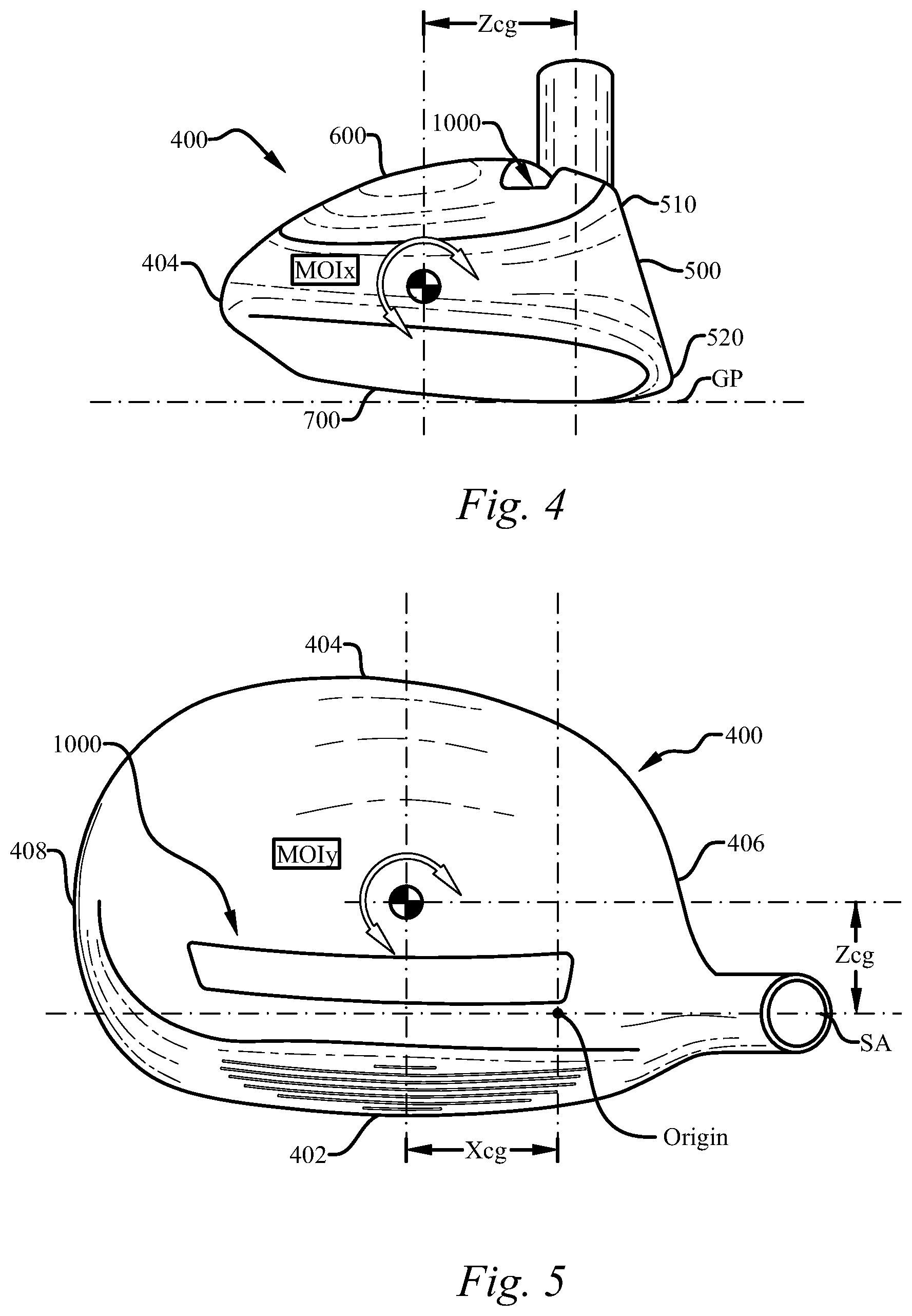 Patent US11771964 Figure 3 – Multi-material iron-type golf club head