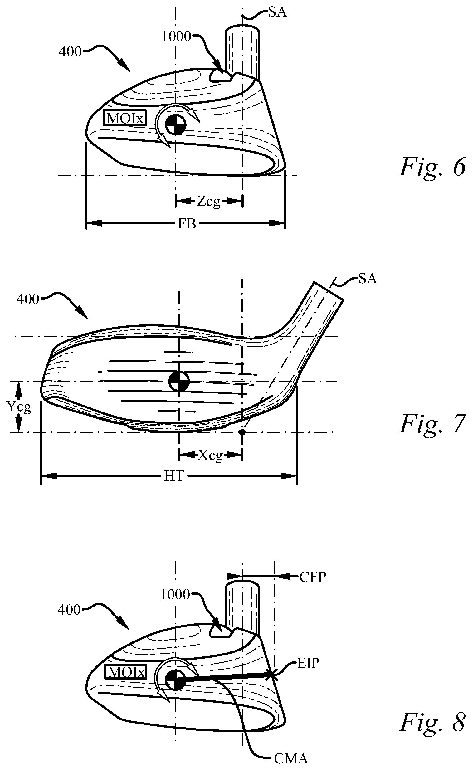 Patent US11771964 Figure 4 – Multi-material iron-type golf club head