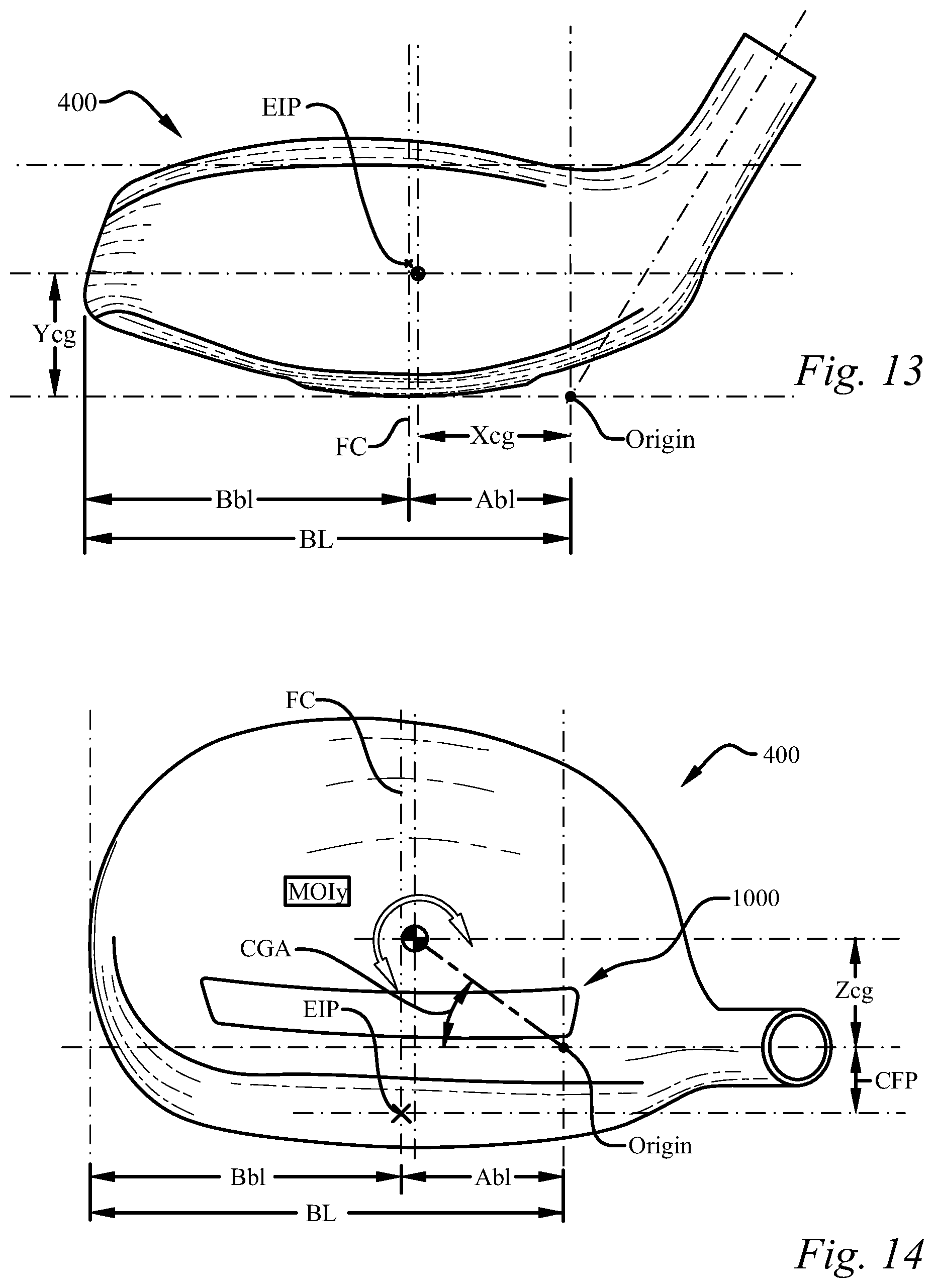 Patent US11771964 Figure 7 – Multi-material iron-type golf club head