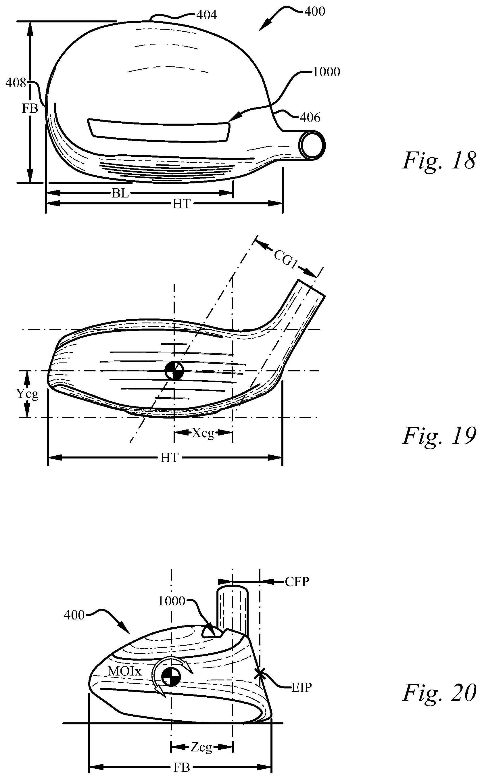 Patent US11771964 Figure 9 – Multi-material iron-type golf club head