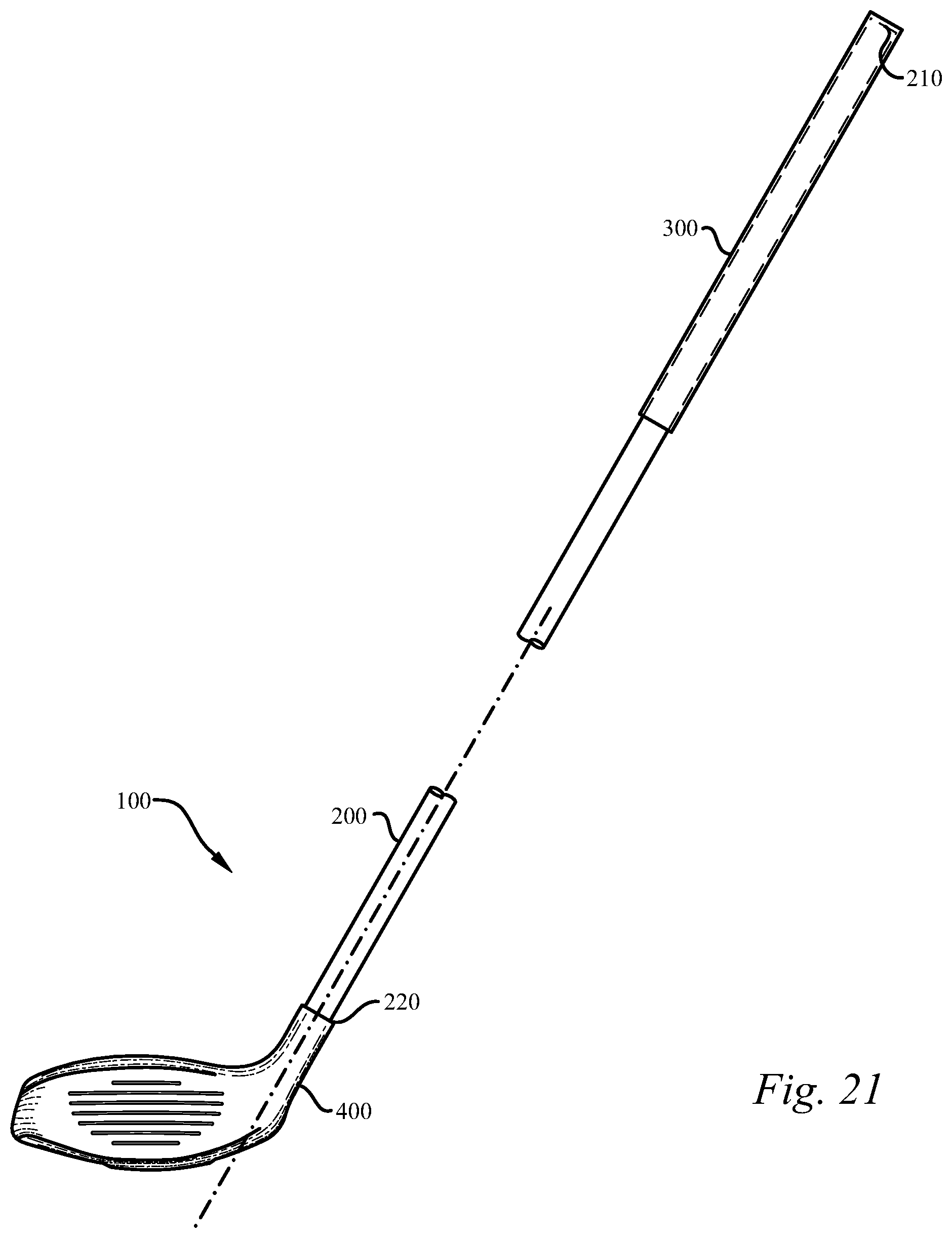 Patent US11771964 Figure 10 – Multi-material iron-type golf club head