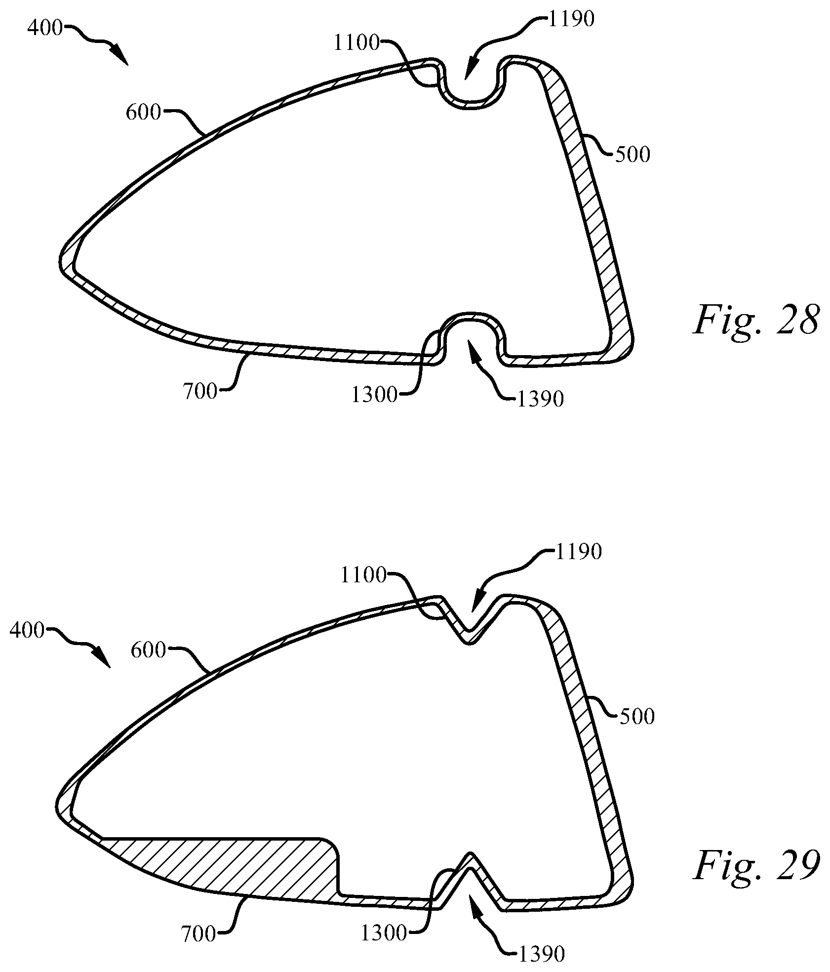 Patent US11771964 Figure 14 – Multi-material iron-type golf club head