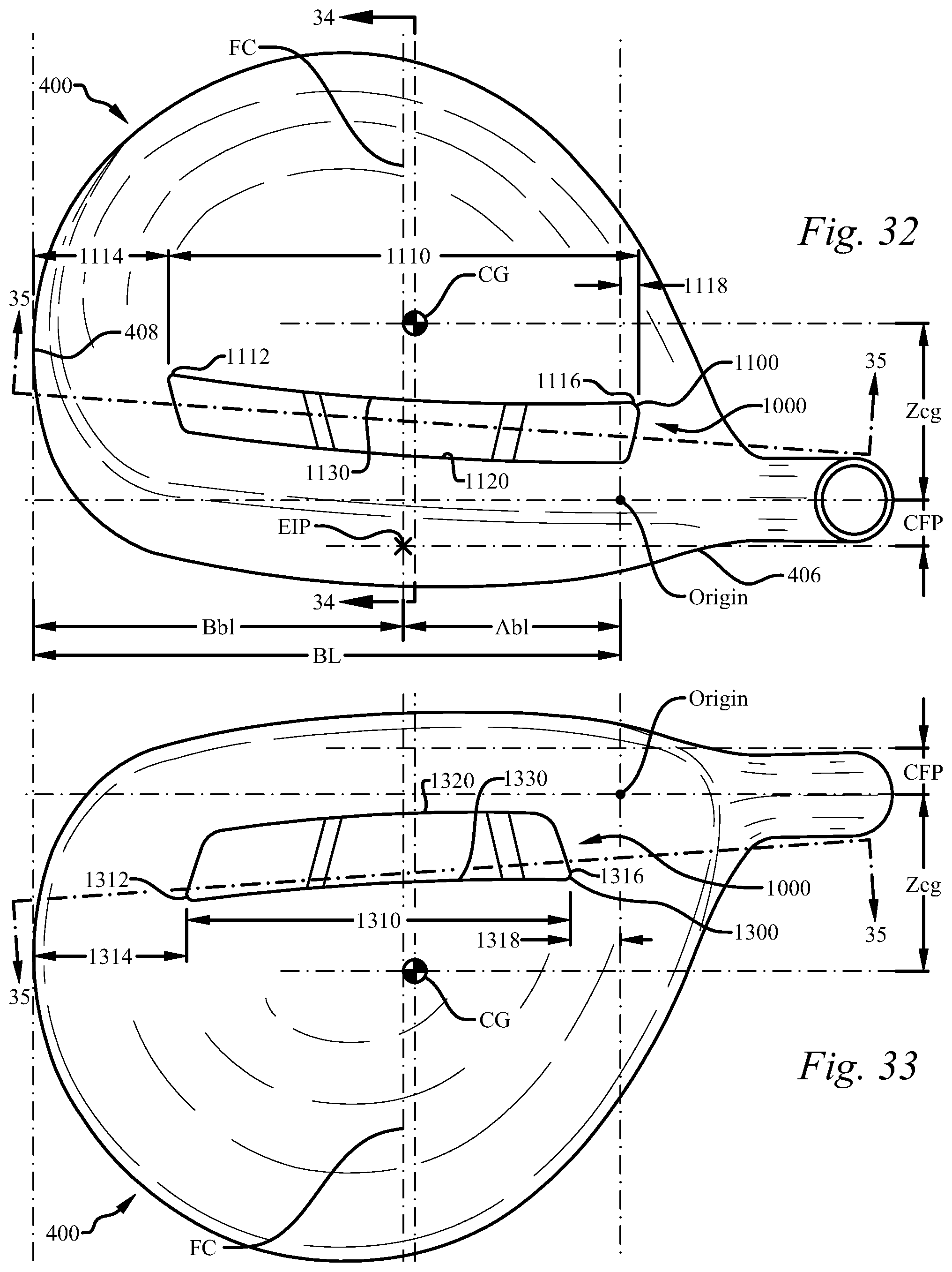 Patent US11771964 Figure 16 – Multi-material iron-type golf club head