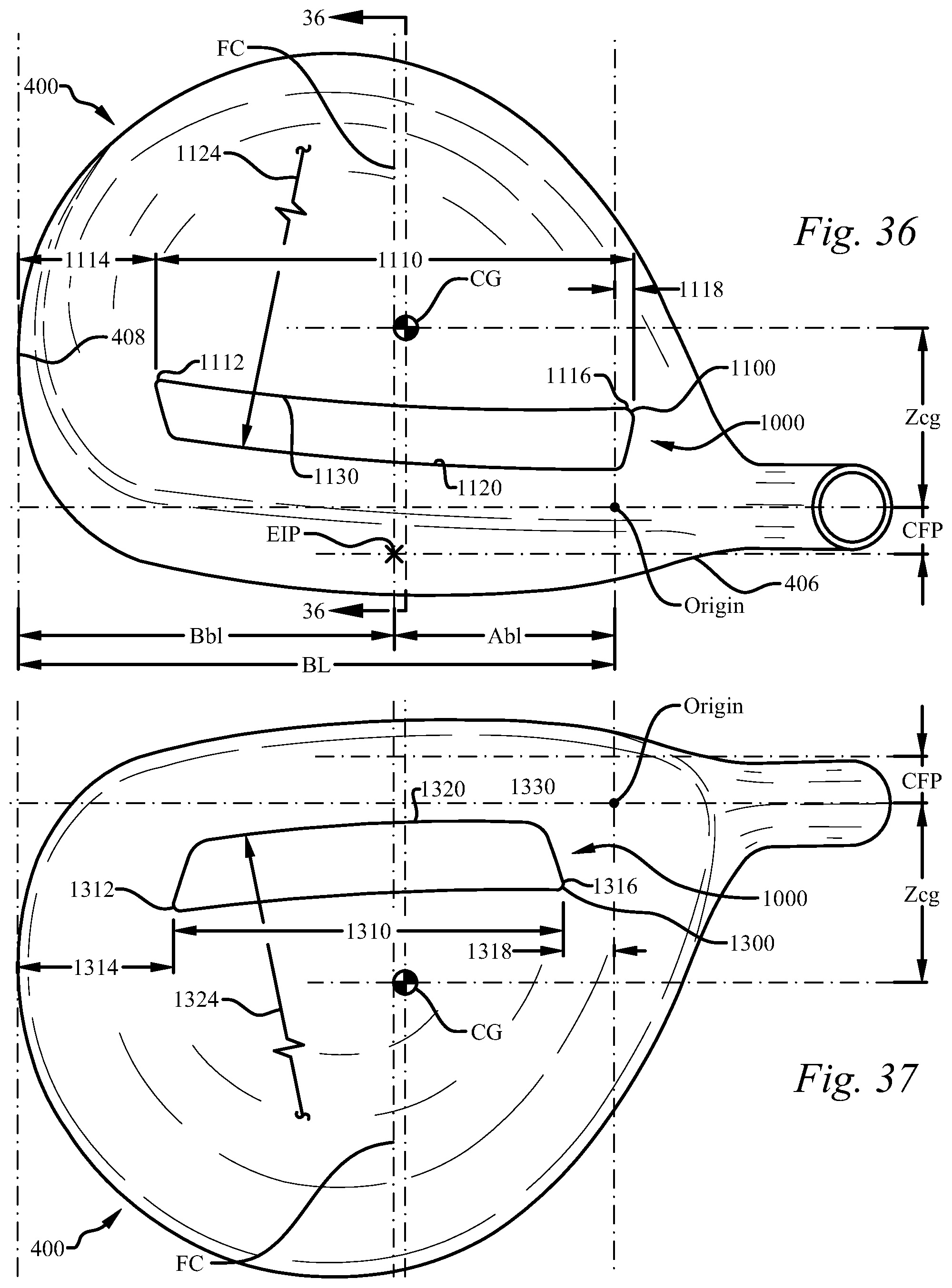 Patent US11771964 Figure 18 – Multi-material iron-type golf club head