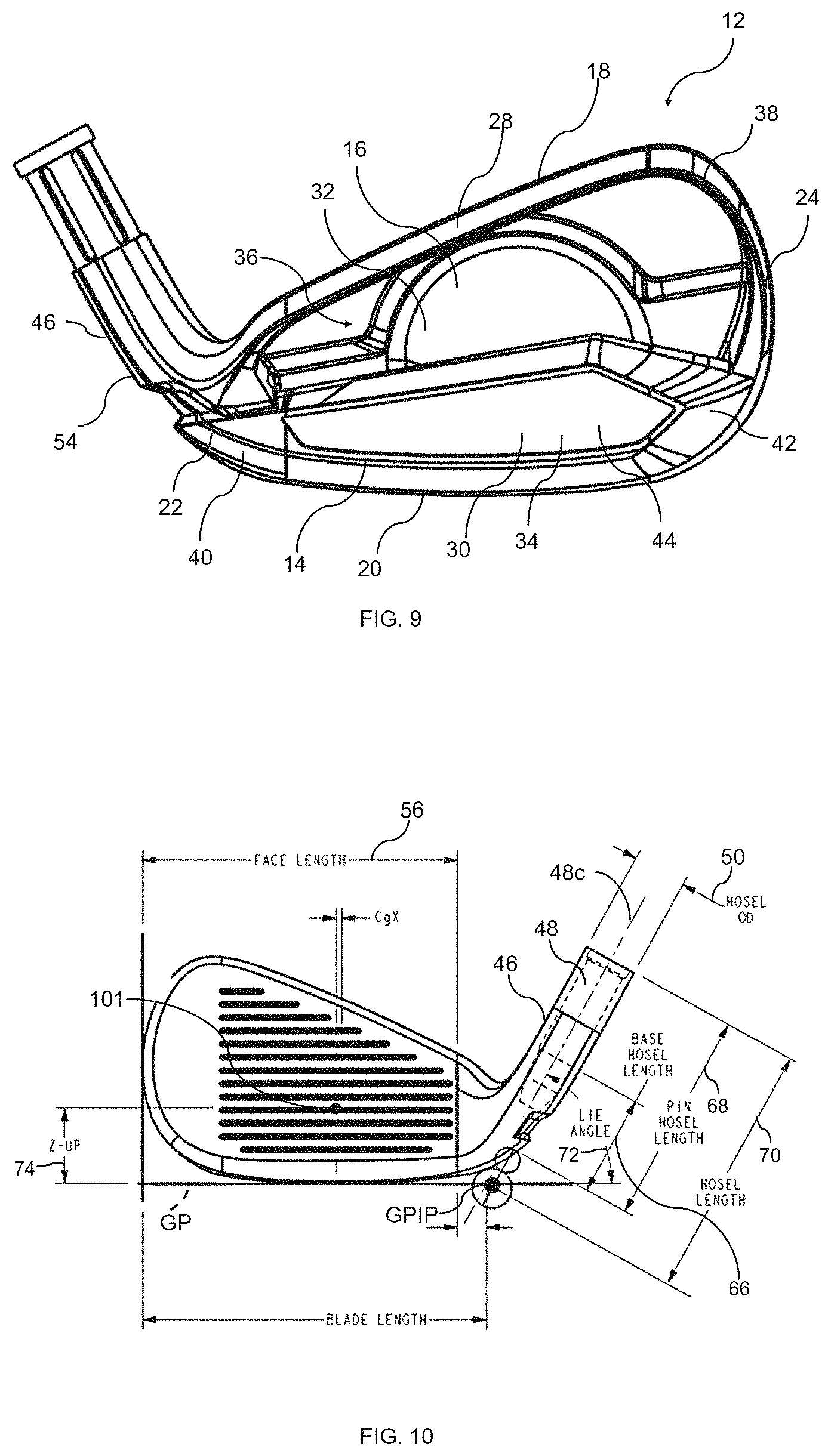 Patent US11771965 Figure 10 – Golf club