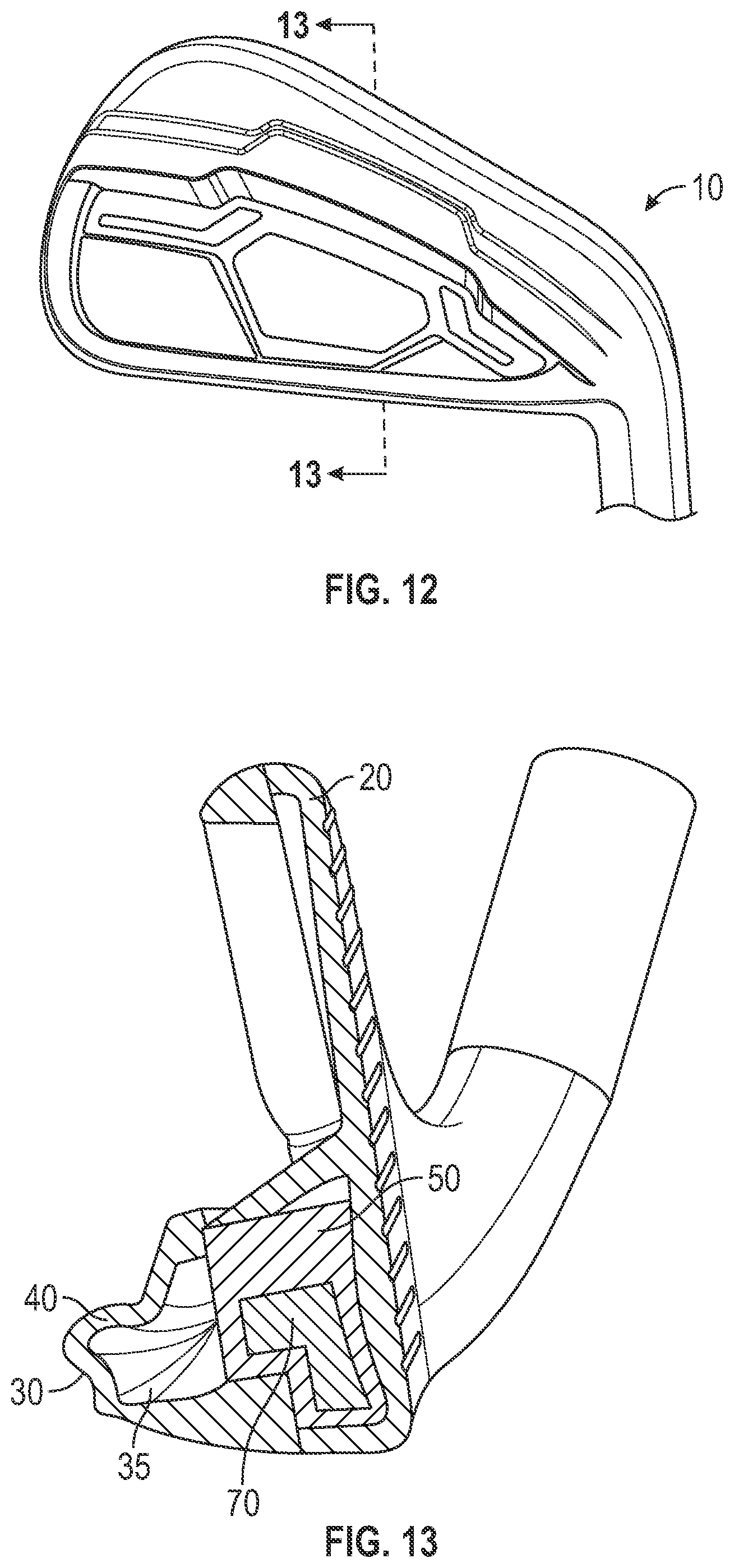 Patent US11771966 Figure 10 – Golf club head comprising microscopic bubble material