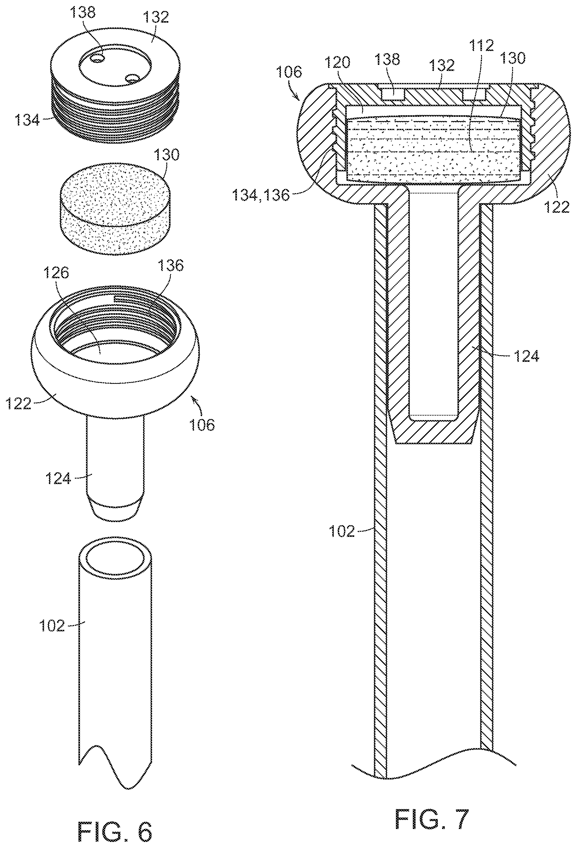 Patent US11771969 Figure 3 – Liquid damper for a bat knob and/or end cap