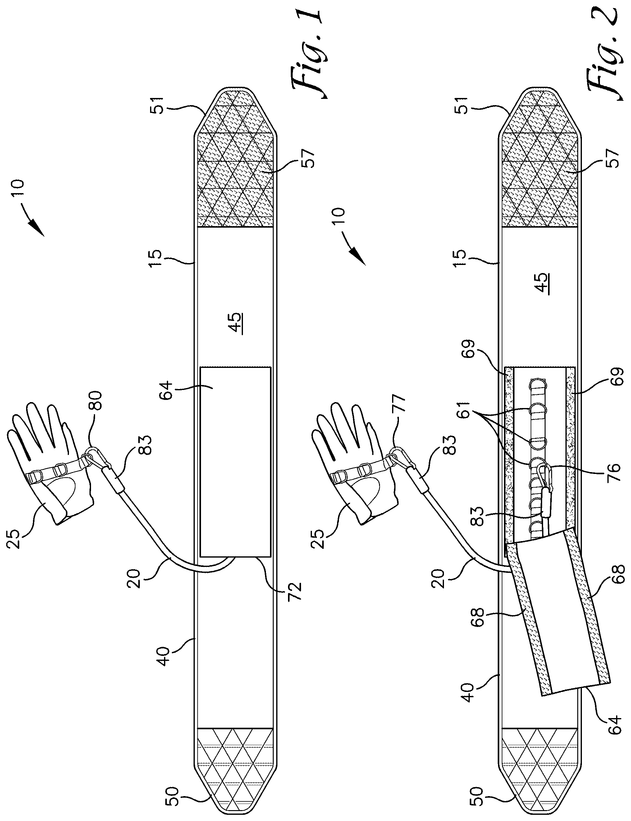Patent US11771973 Figure 1 – Golf swing training device