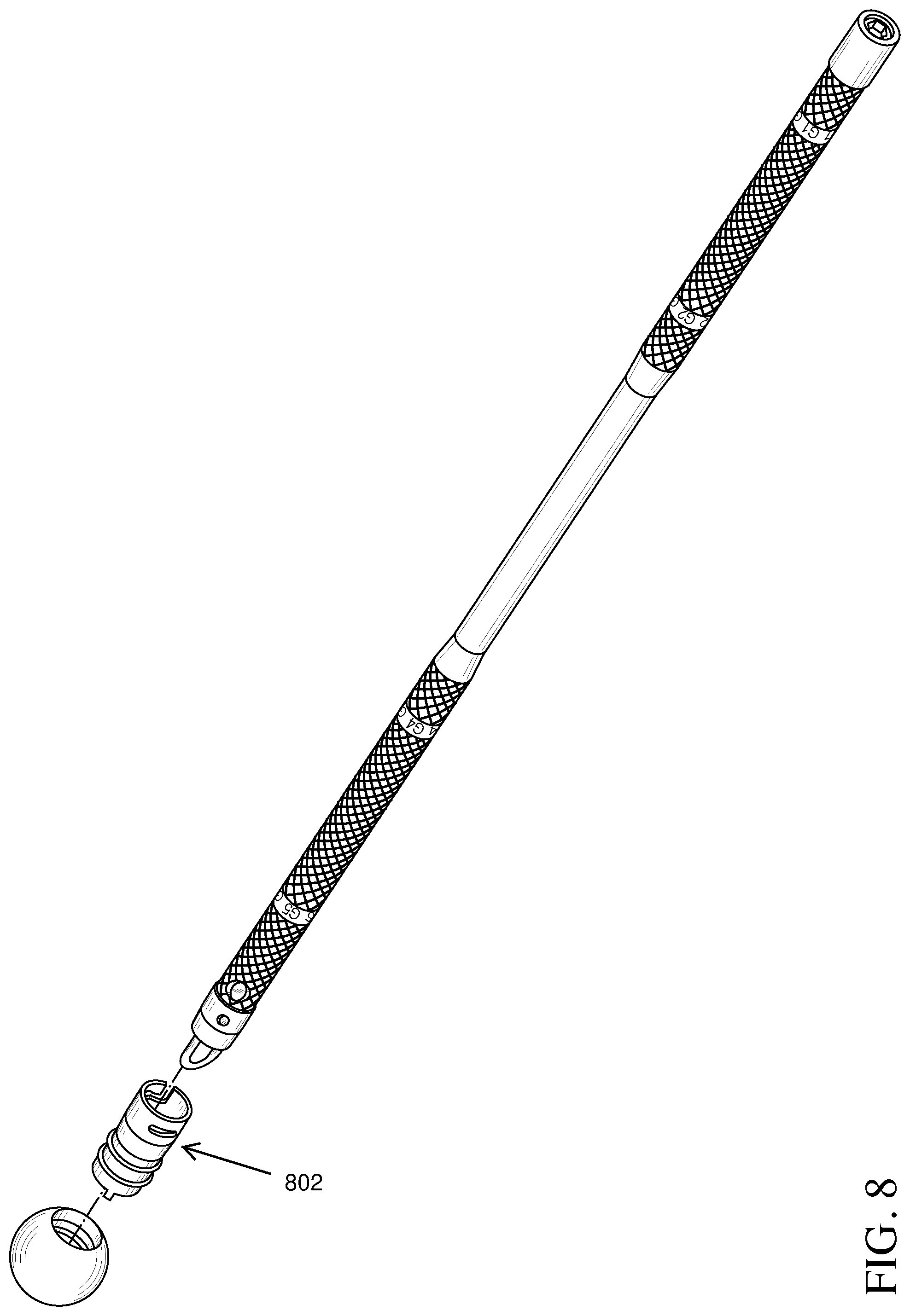 Patent US11771975 Figure 8 – Swing motion trainer