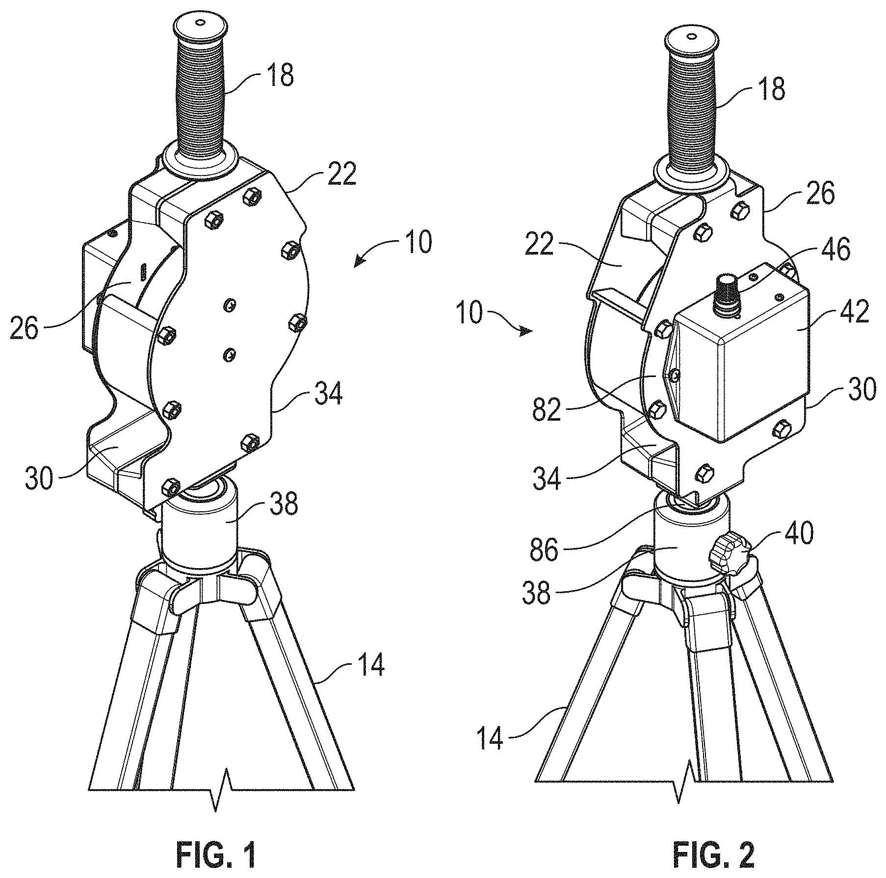 Patent US11771976 Figure 1 – Ball throwing machine and system