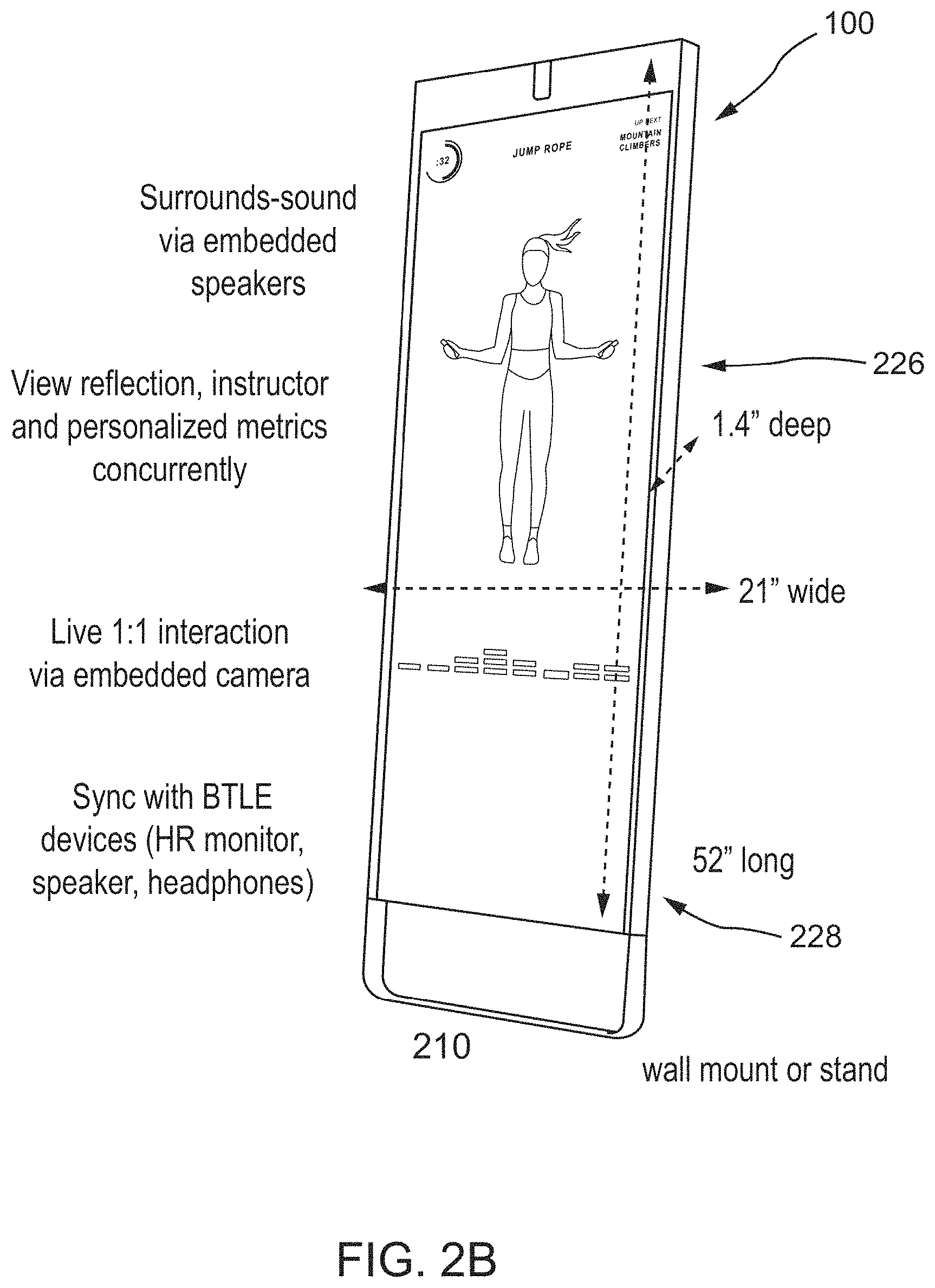 Patent US11771978 Figure 3 – Reflective video display apparatus for interactive training and demonstration and methods of using same