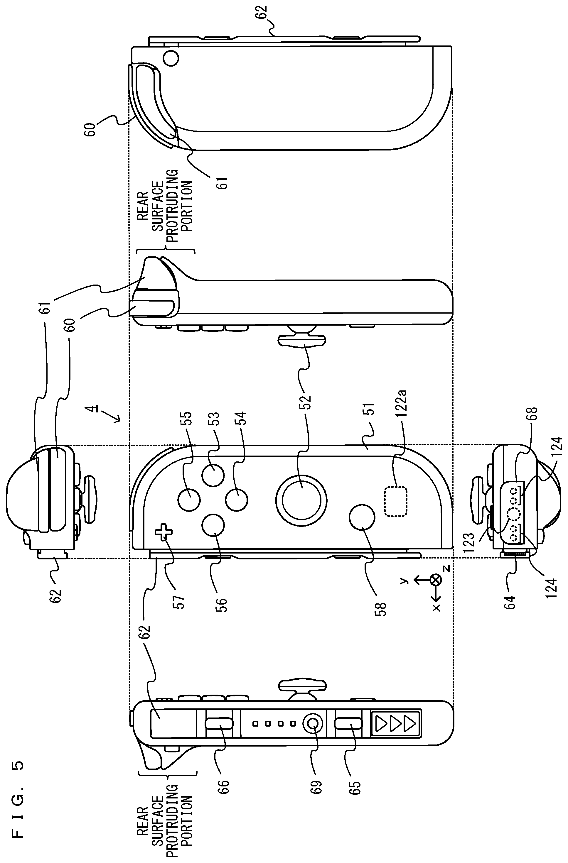 Patent US11771980 Figure 5 – Accessory device