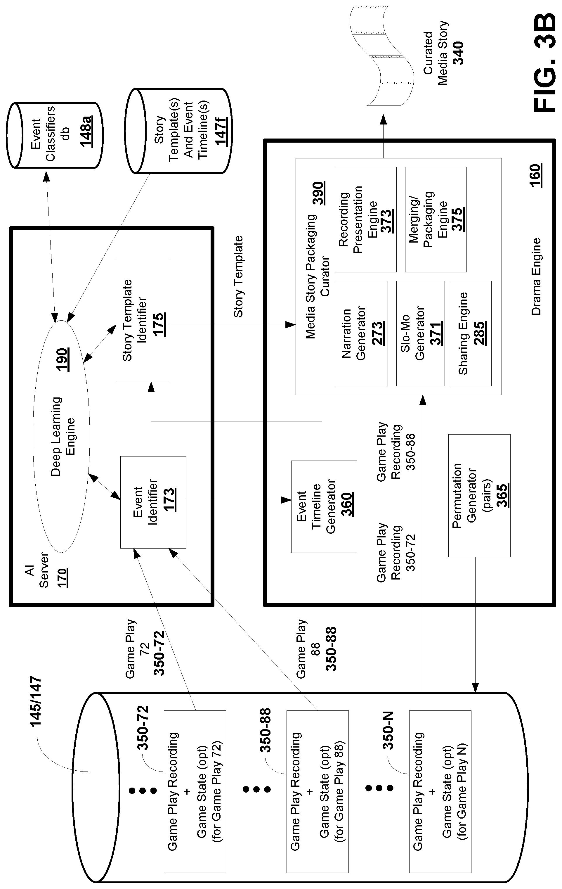 Patent US11771985 Figure 6 – Drama engine for dramatizing video gaming