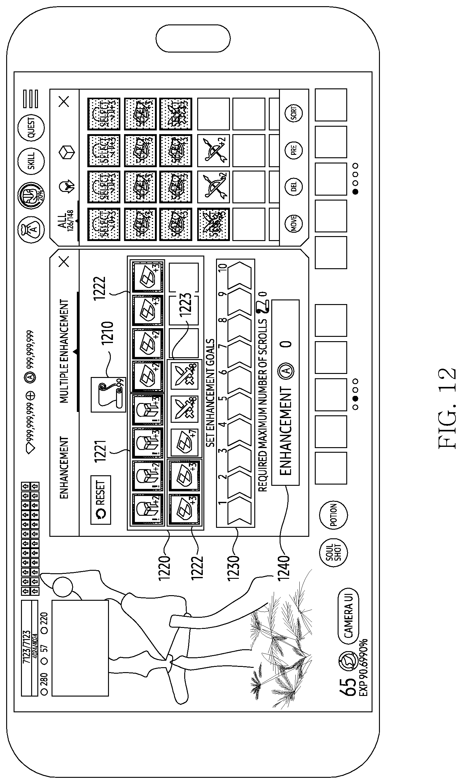 Patent US11771989 Figure 12 – Method for providing item enhancement service in game