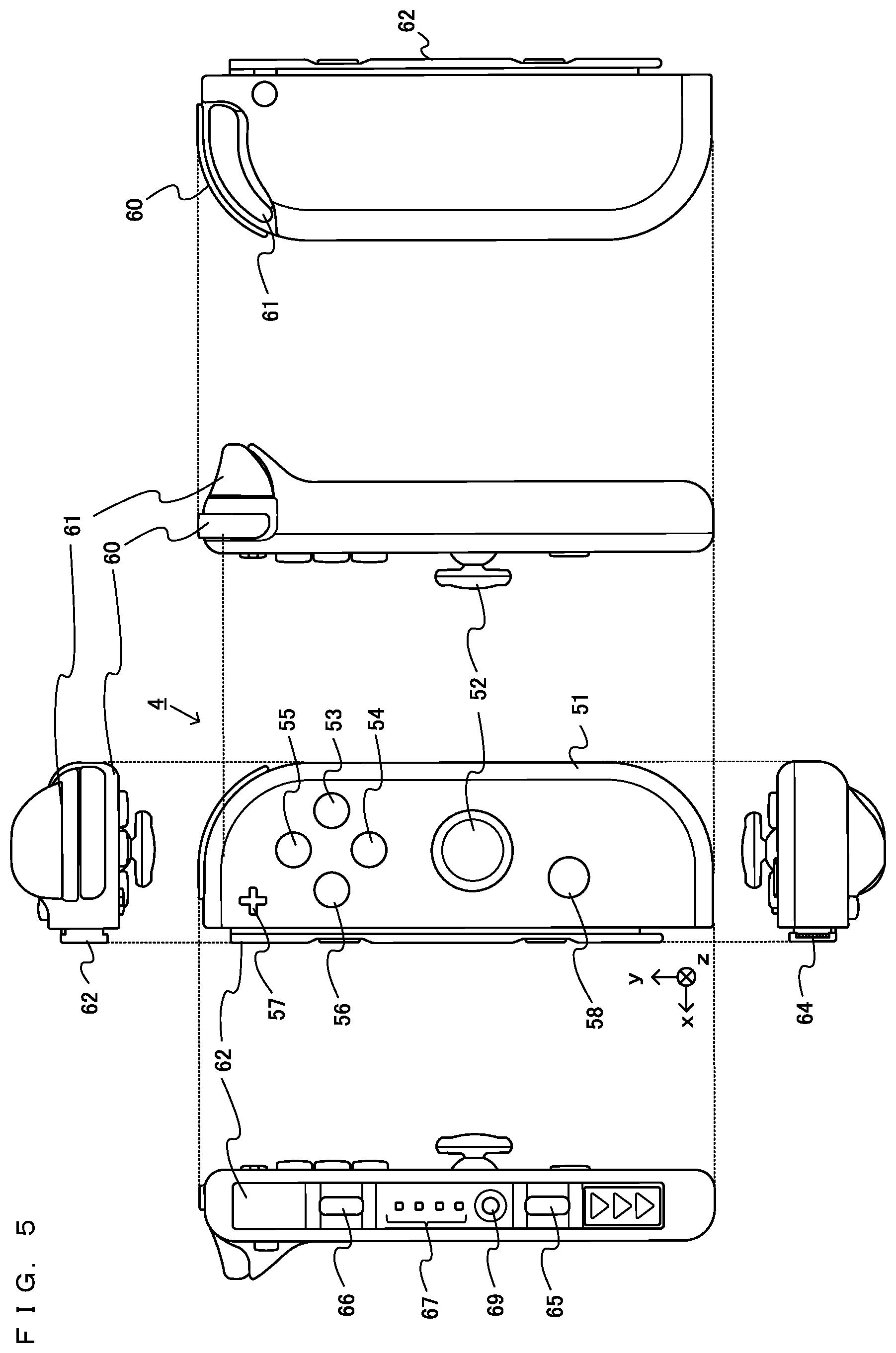 Patent US11771991 Figure 5 – Non-transitory computer-readable storage medium having stored therein information processing program, information processing apparatus, information processing system, and information processing method