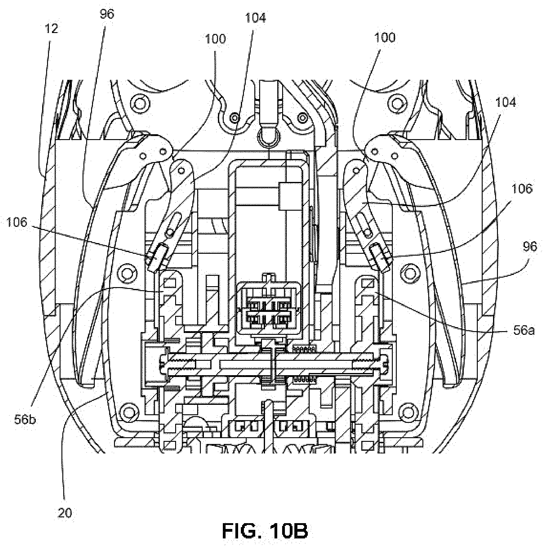 Patent US11772002 Figure 11 – Assembly with object in housing and mechanism to open housing