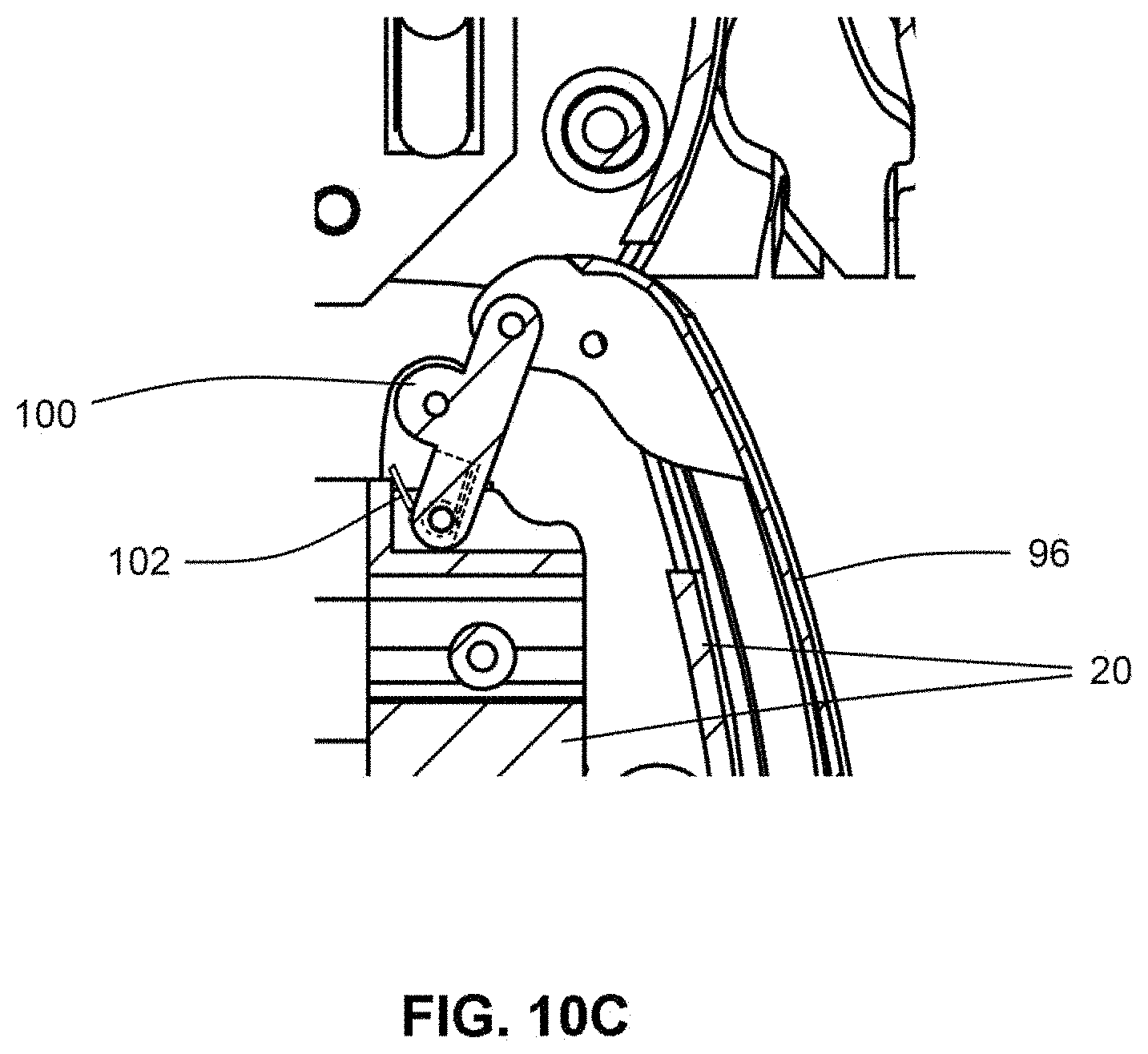 Patent US11772002 Figure 12 – Assembly with object in housing and mechanism to open housing