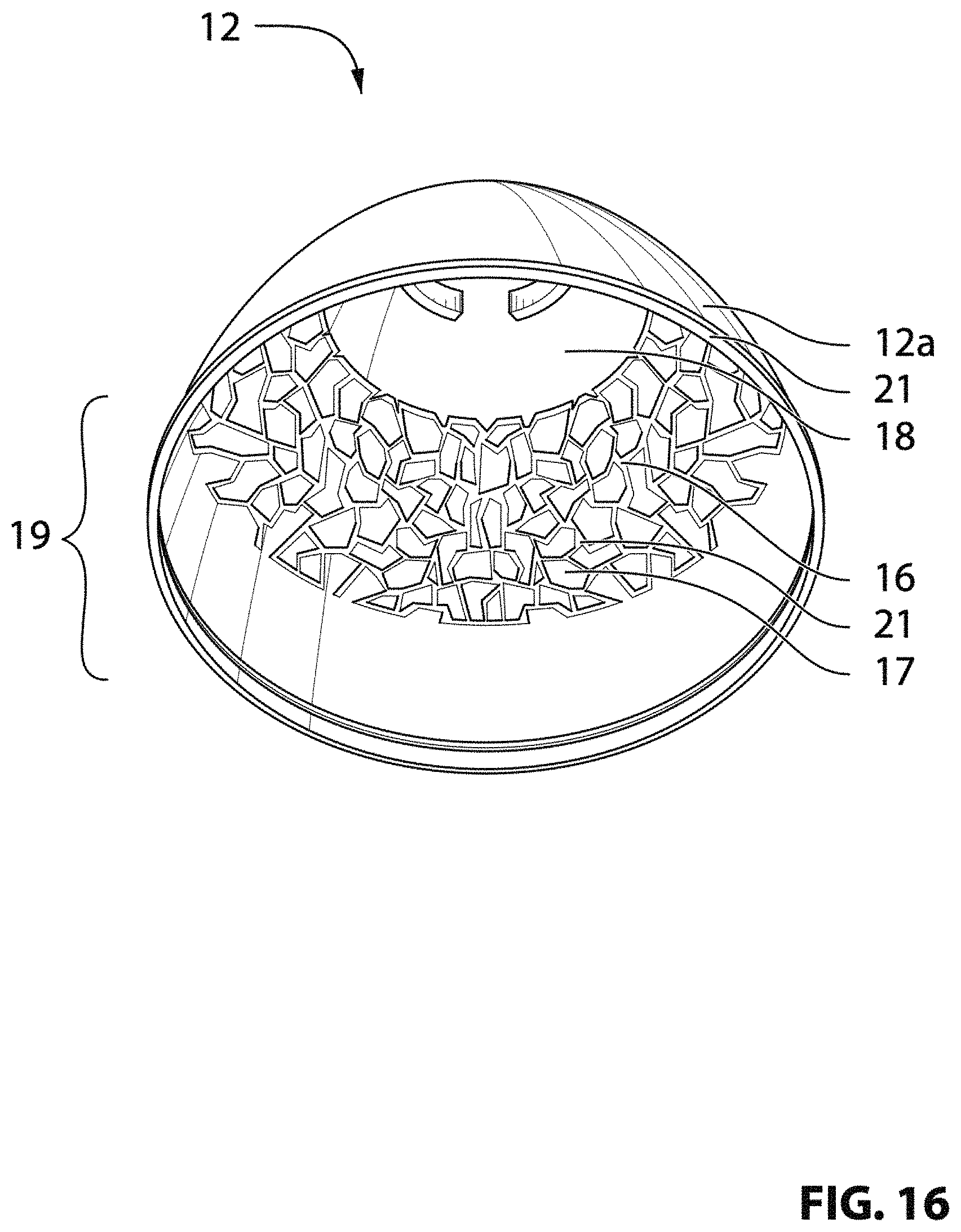 Patent US11772002 Figure 17 – Assembly with object in housing and mechanism to open housing
