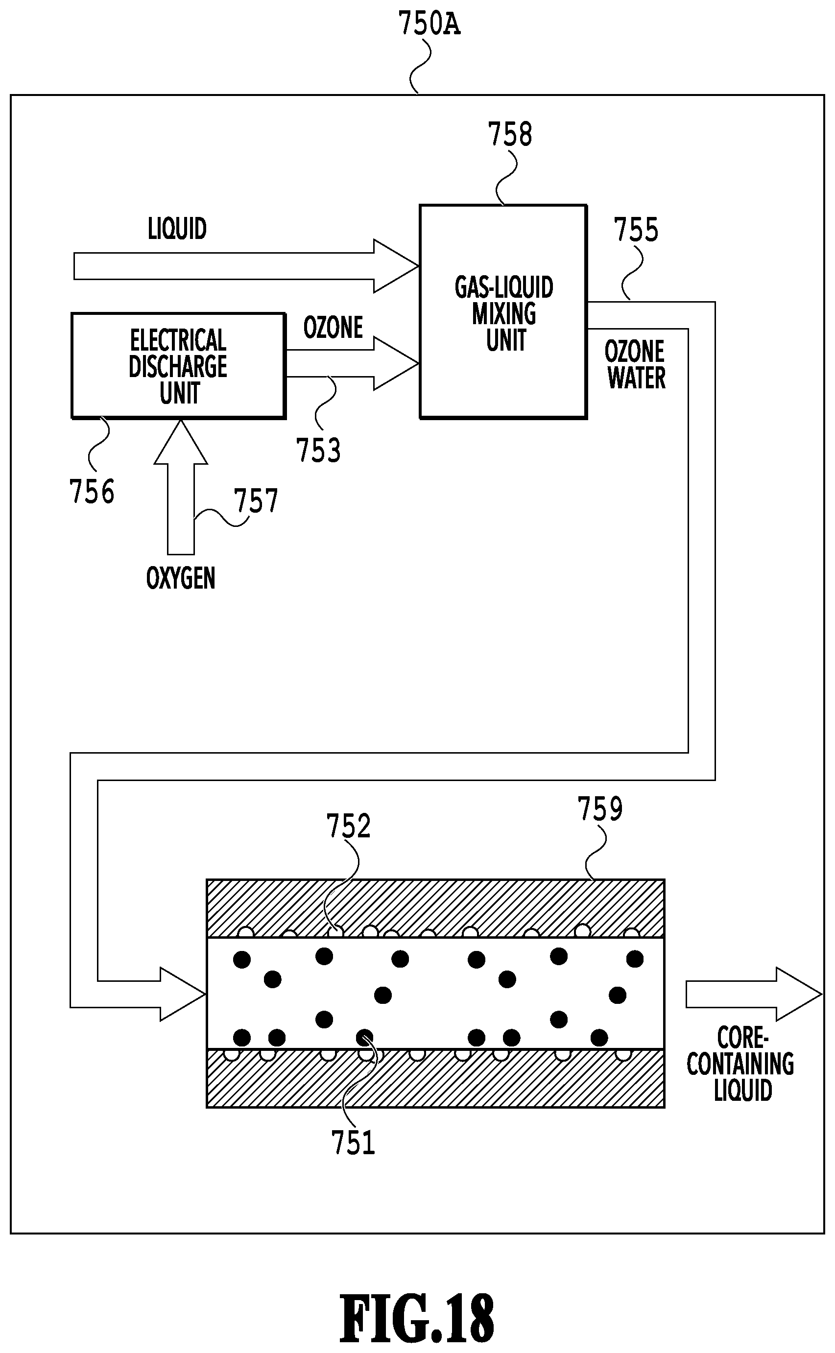 Patent US11772005 Figure 18 – Apparatus for and method of producing ultrafine bubble-containing liquid, and ultrafine bubble-containing liquid