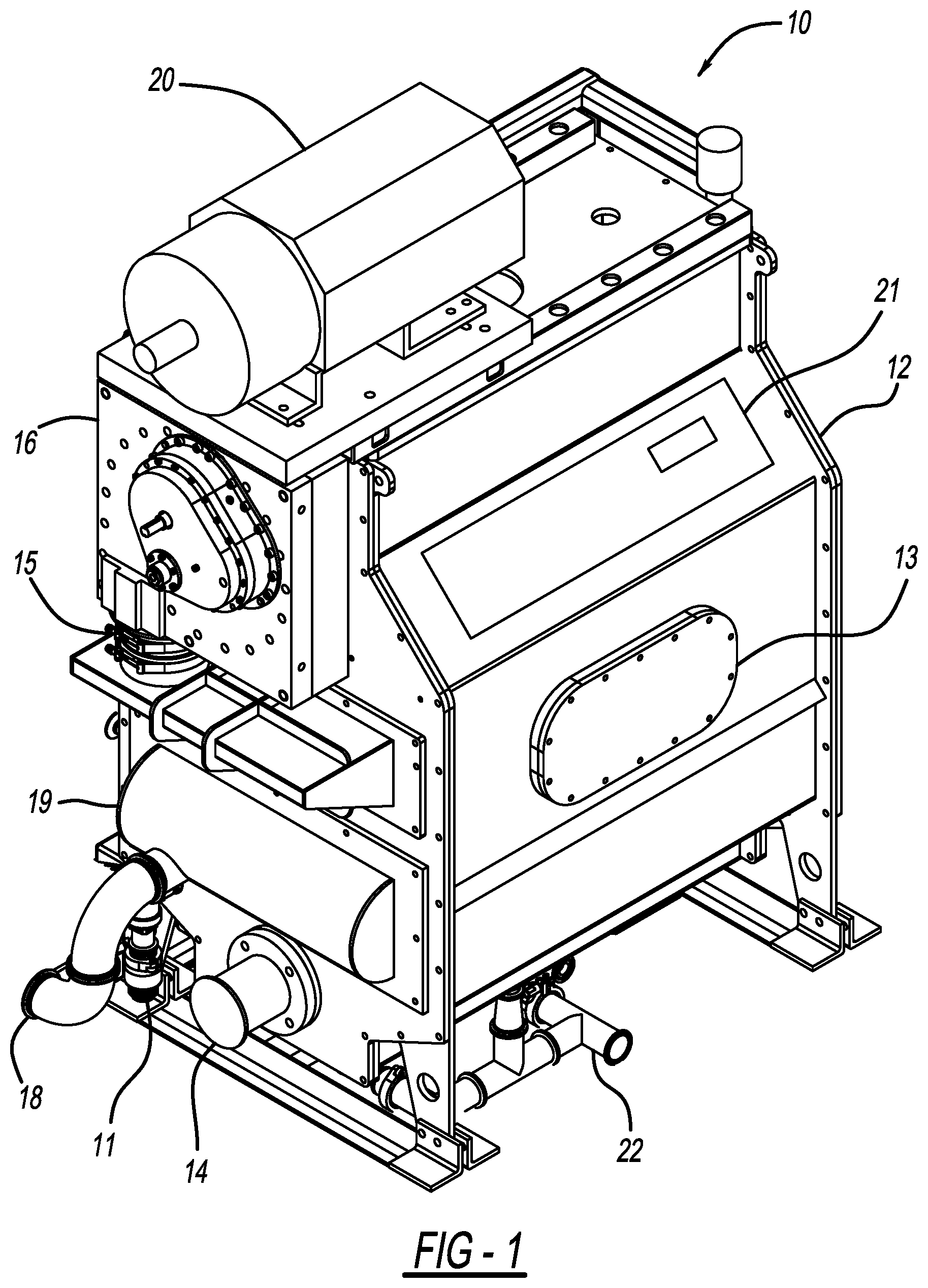 Patent US11772008 Figure 1 – Water treatment system and method of use thereof