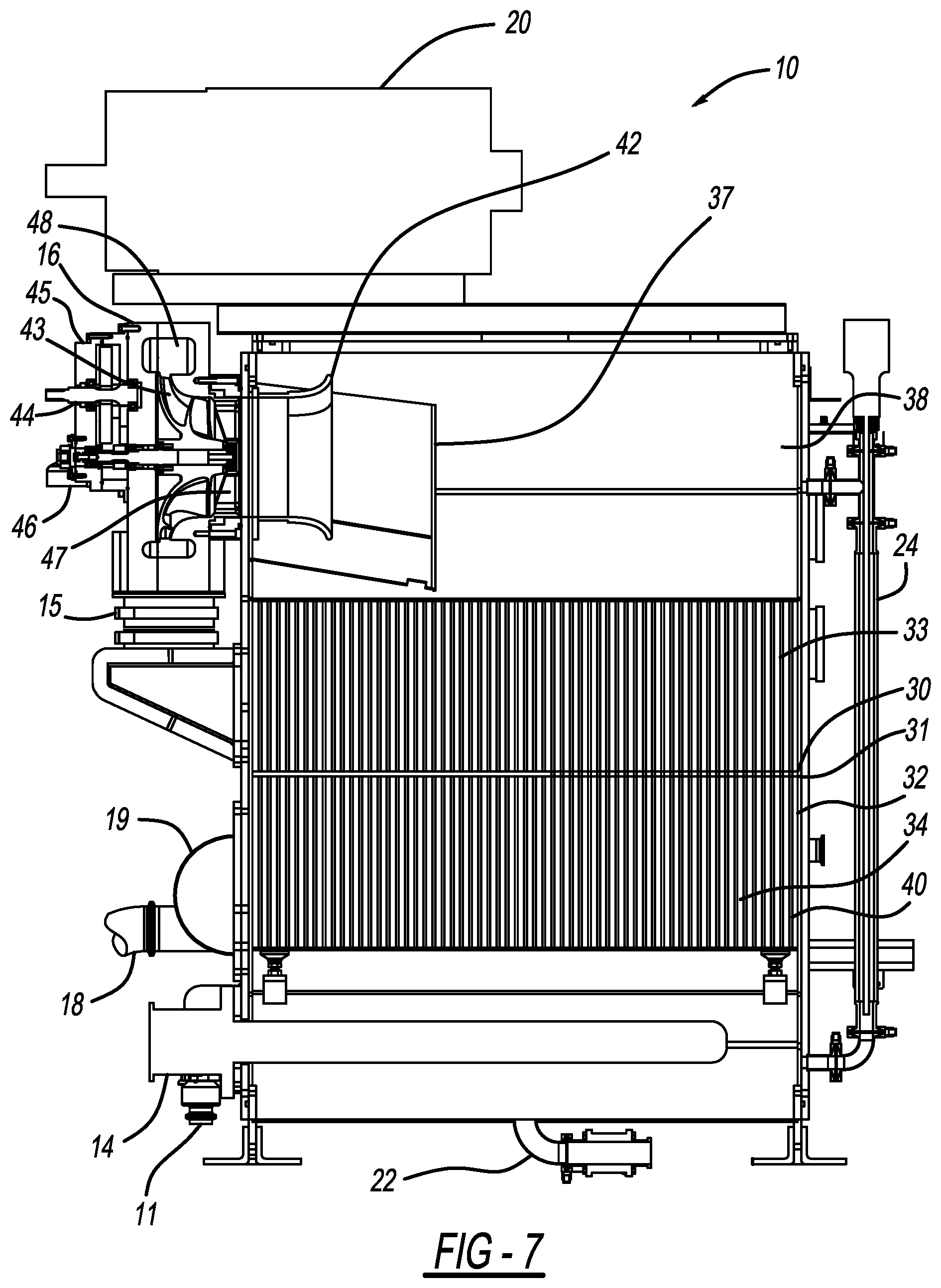 Patent US11772008 Figure 7 – Water treatment system and method of use thereof