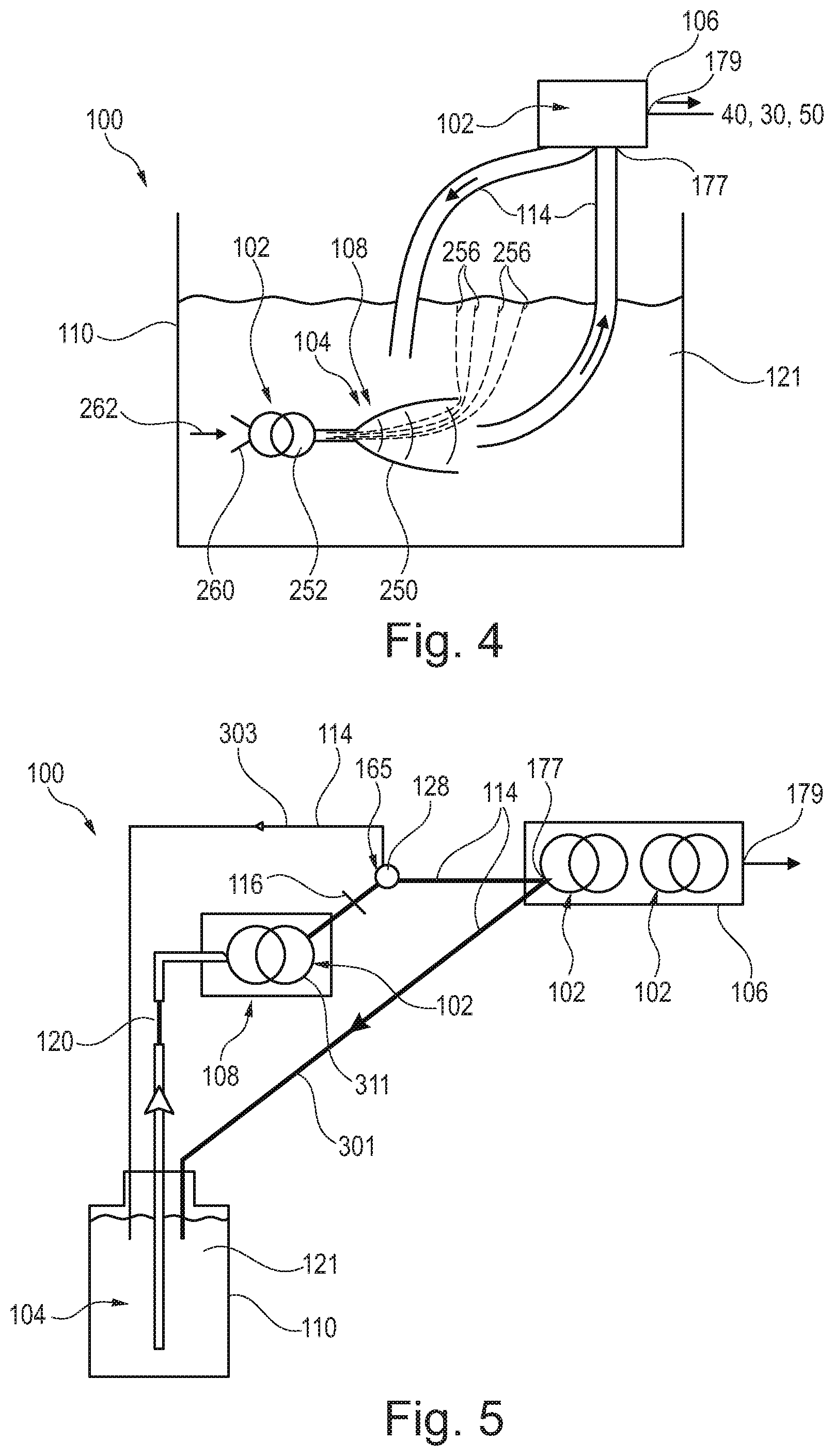 Patent US11772012 Figure 2 – Combined degassing and circulation of liquid
