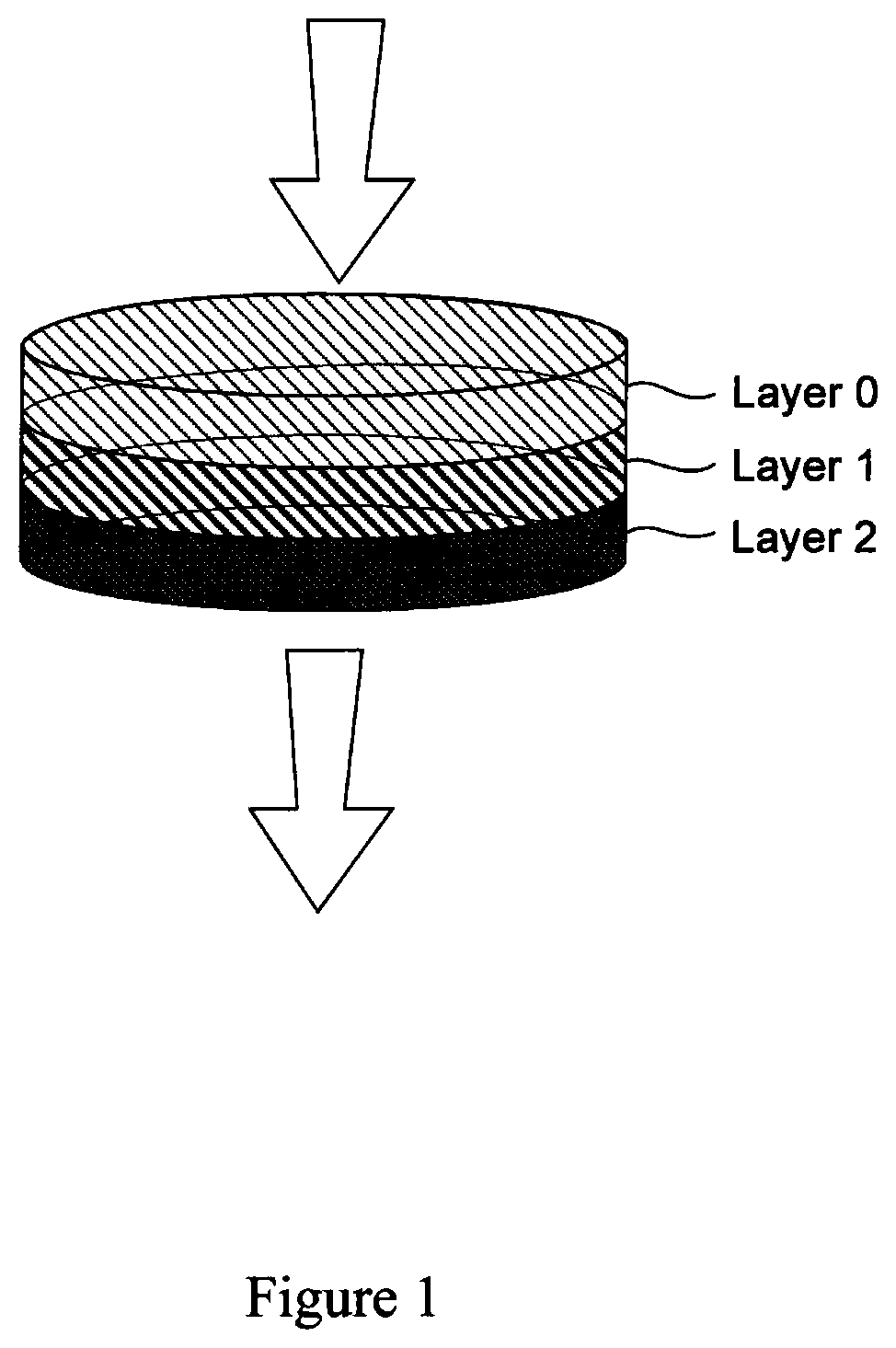 Patent US11772020 — High capacity composite depth filter media with low extractables — Figure 1