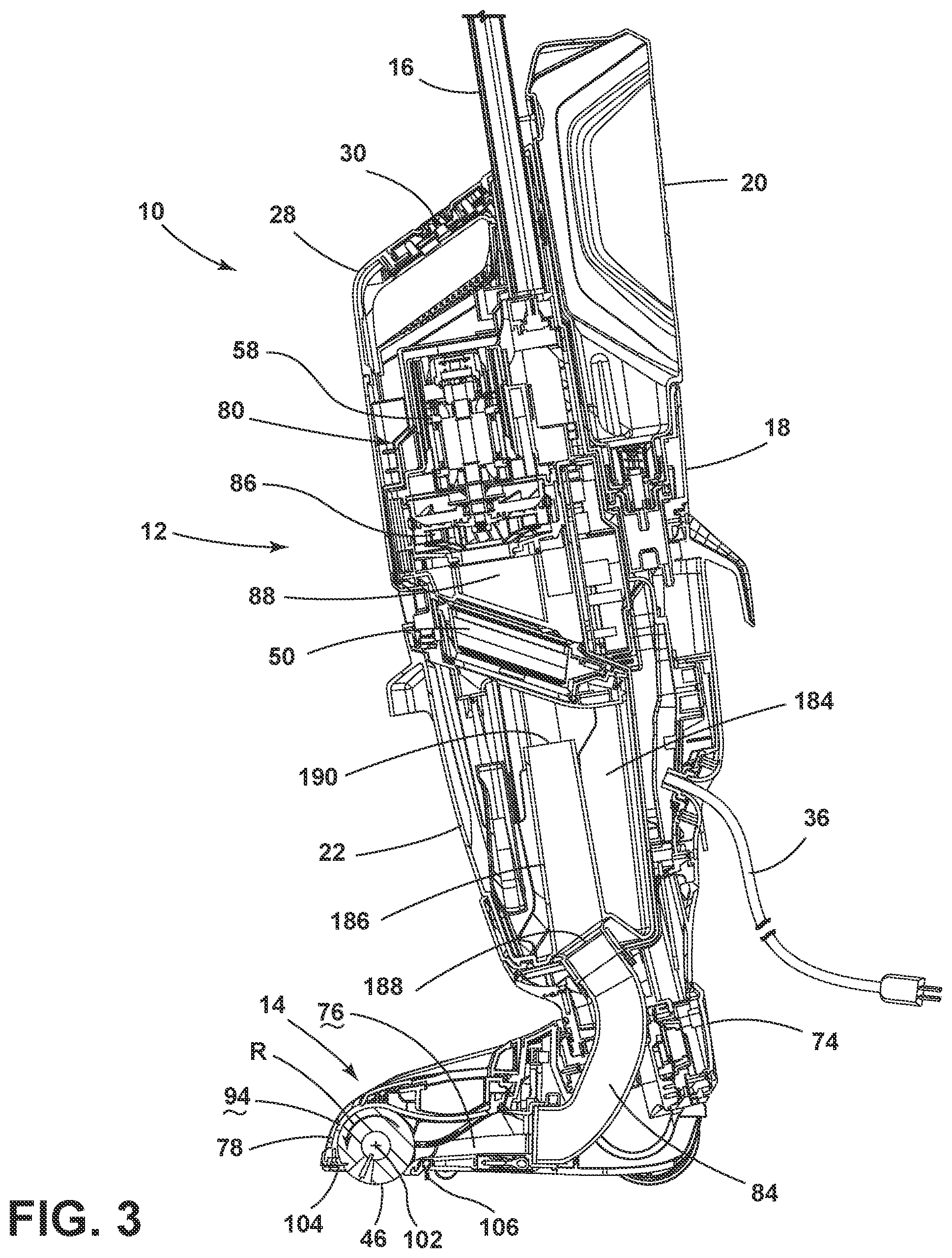 Patent US11772023 Figure 3 – Filter assembly and floor cleaner