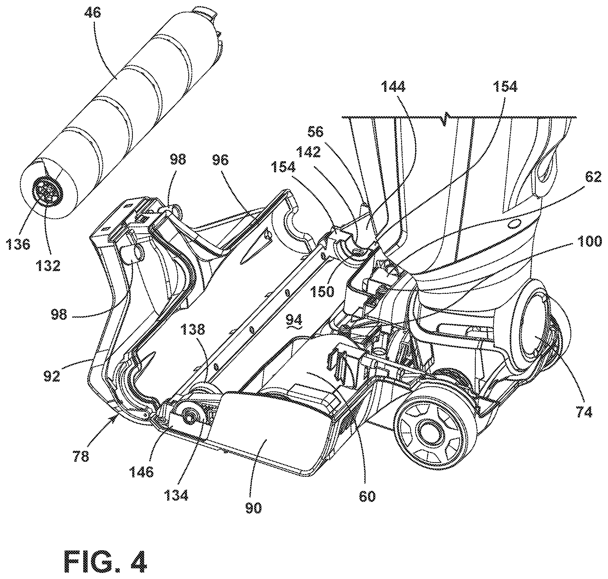 Patent US11772023 Figure 4 – Filter assembly and floor cleaner
