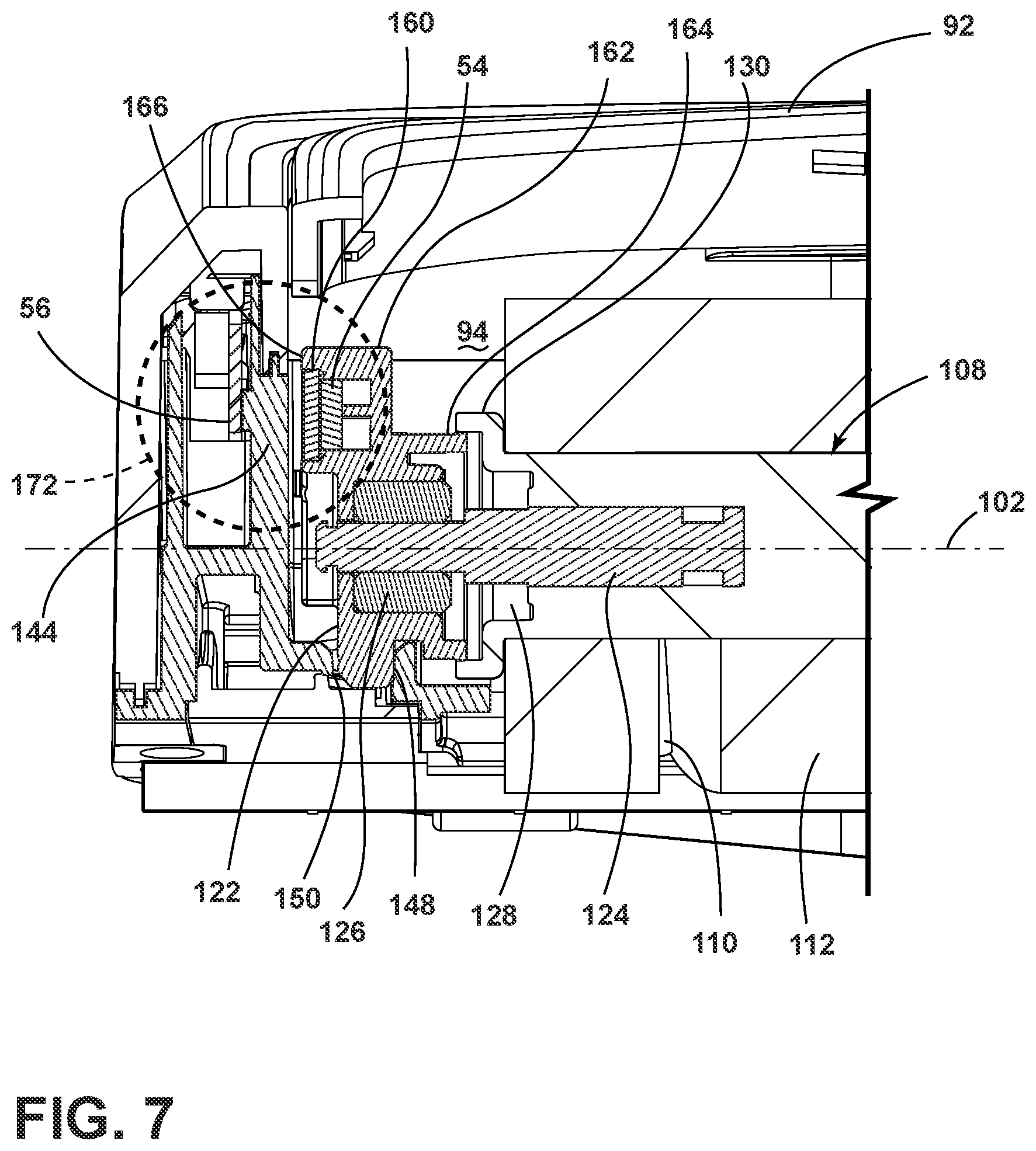 Patent US11772023 Figure 6 – Filter assembly and floor cleaner