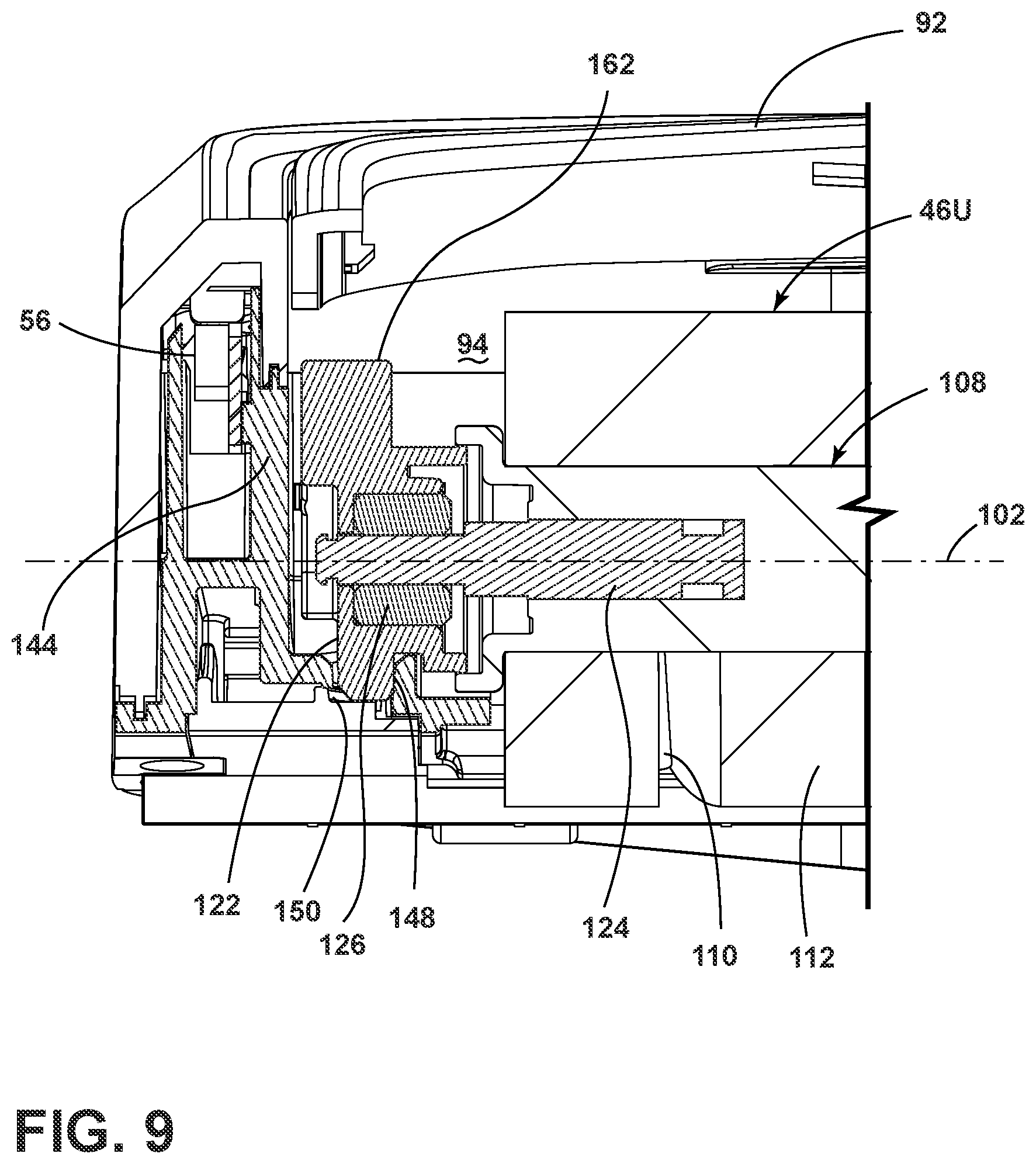 Patent US11772023 Figure 8 – Filter assembly and floor cleaner