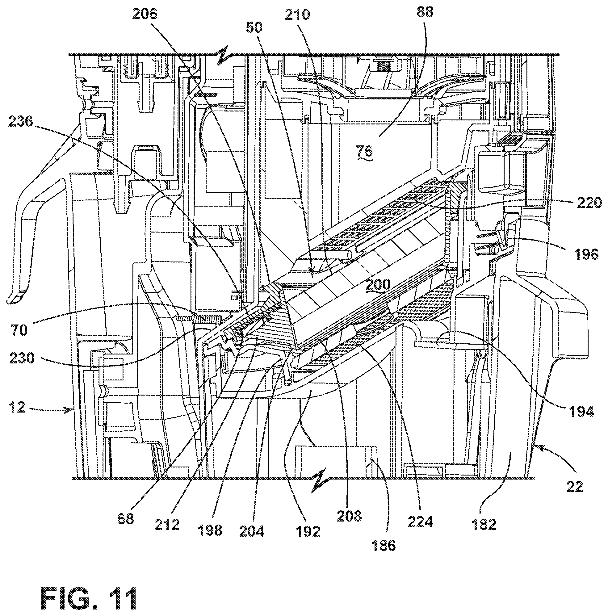 Patent US11772023 Figure 10 – Filter assembly and floor cleaner