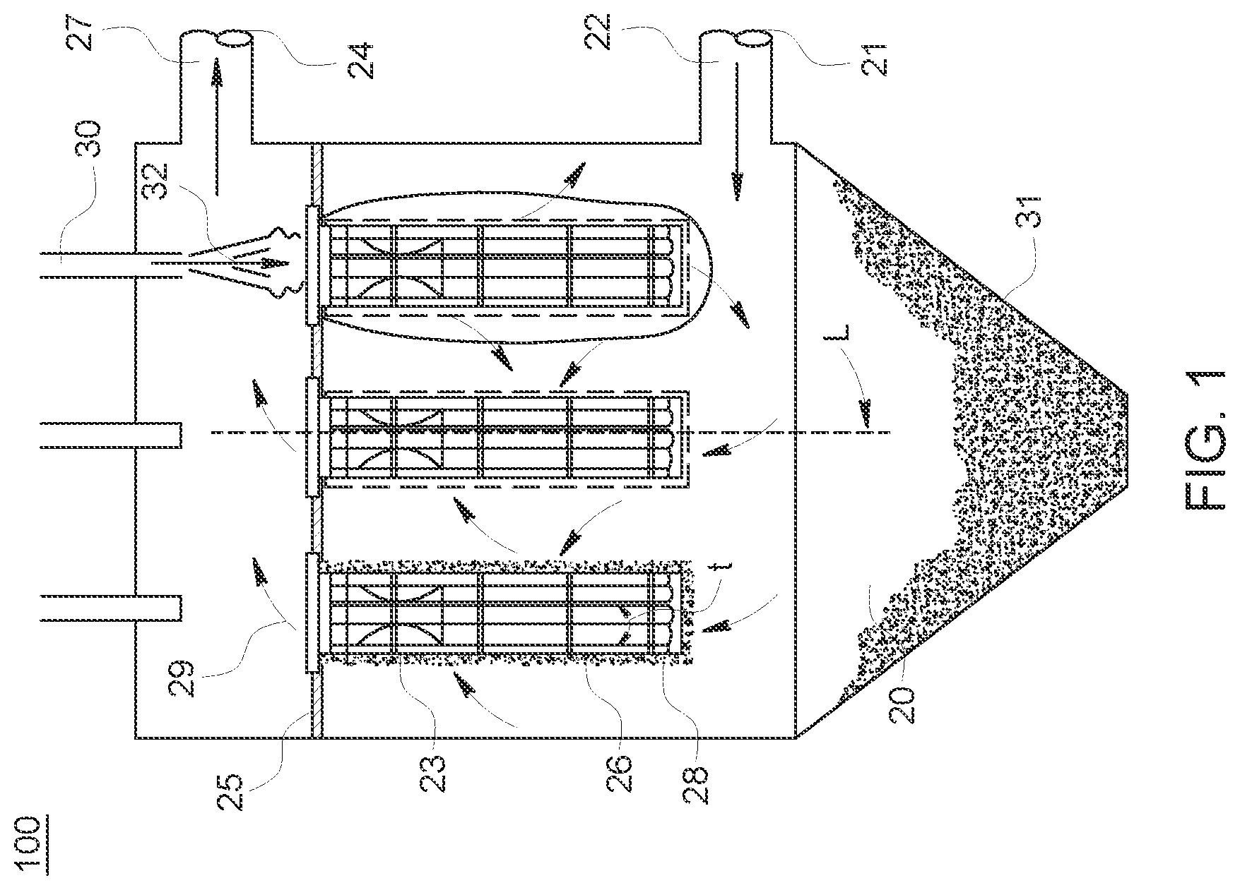 Patent US11772025 Figure 1 – Industrial filter assembly enhancement